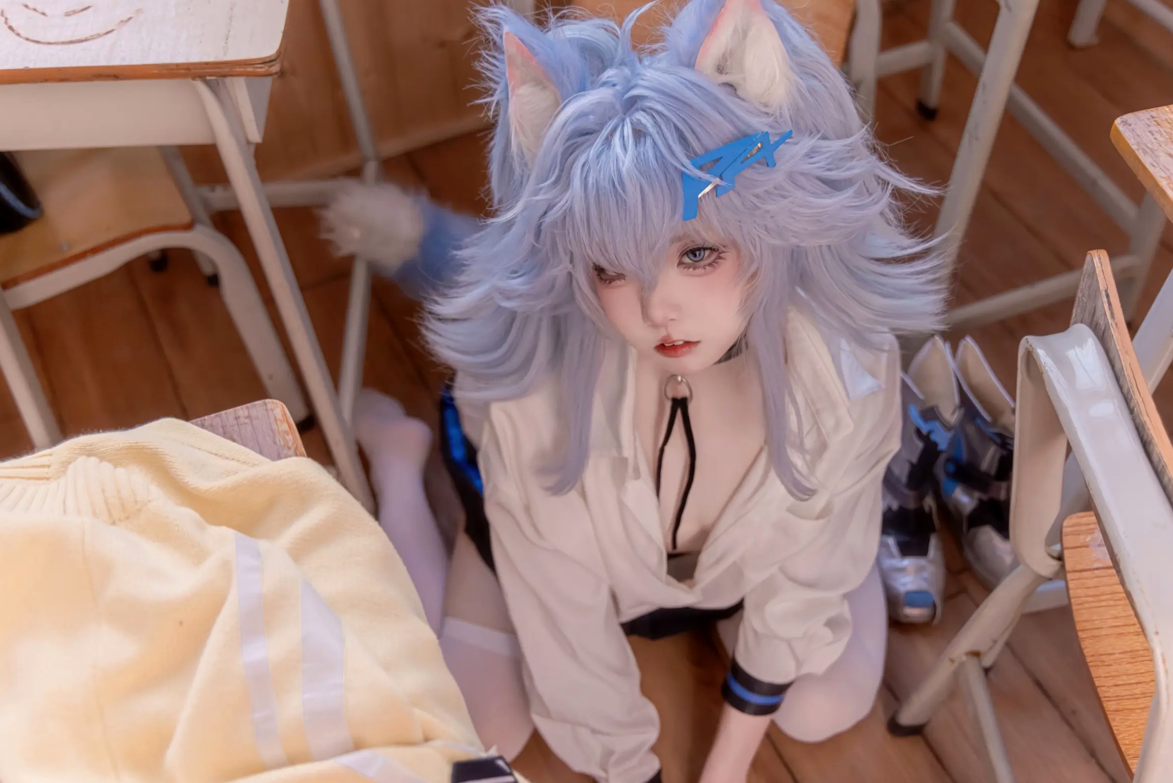 Gallery - 纸悦Etsu_ko - 少女前线 PA-15 高校心跳物语 [51P] 女神私房照_秀色女神 - image 32