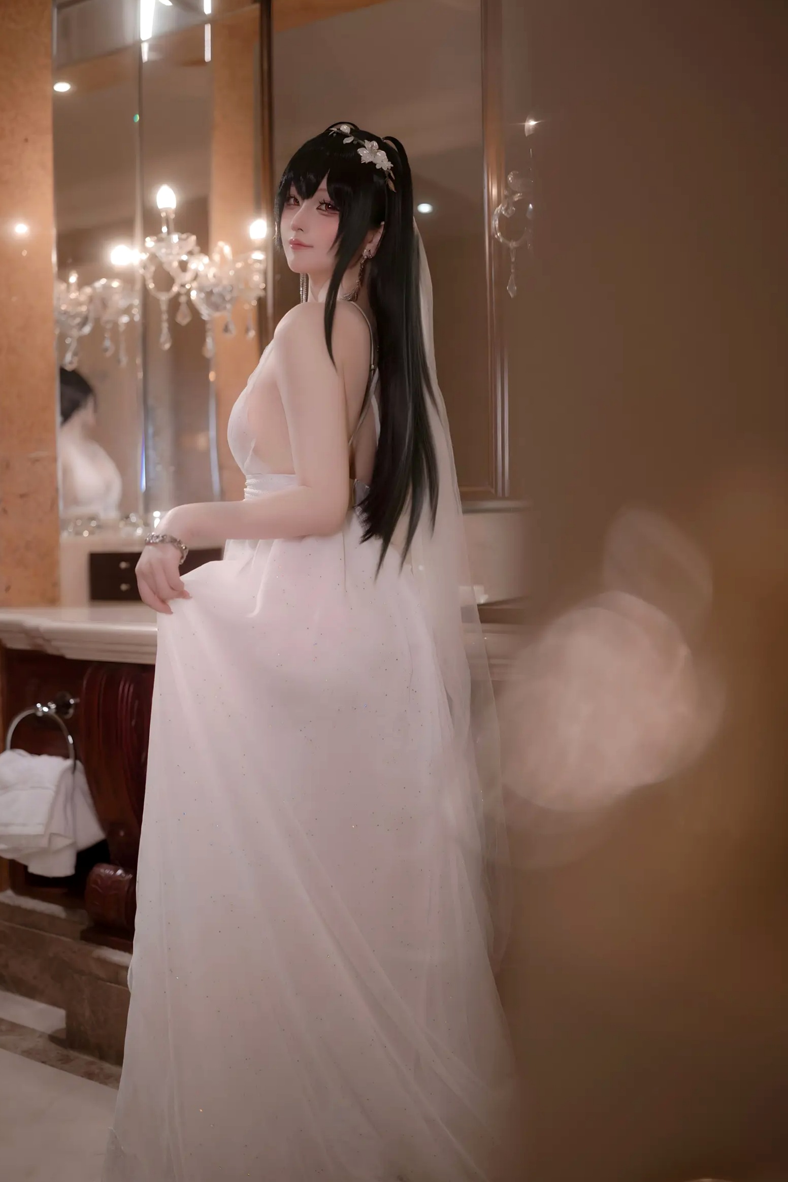 Gallery - 屿鱼 - 碧蓝航线大凤誓约婚纱私房，大尺度角色扮演，极致诱惑高颜值视觉盛宴 [50P]角色扮演诱惑性感私房照女神 女神私房照_秀色女神 - image 1