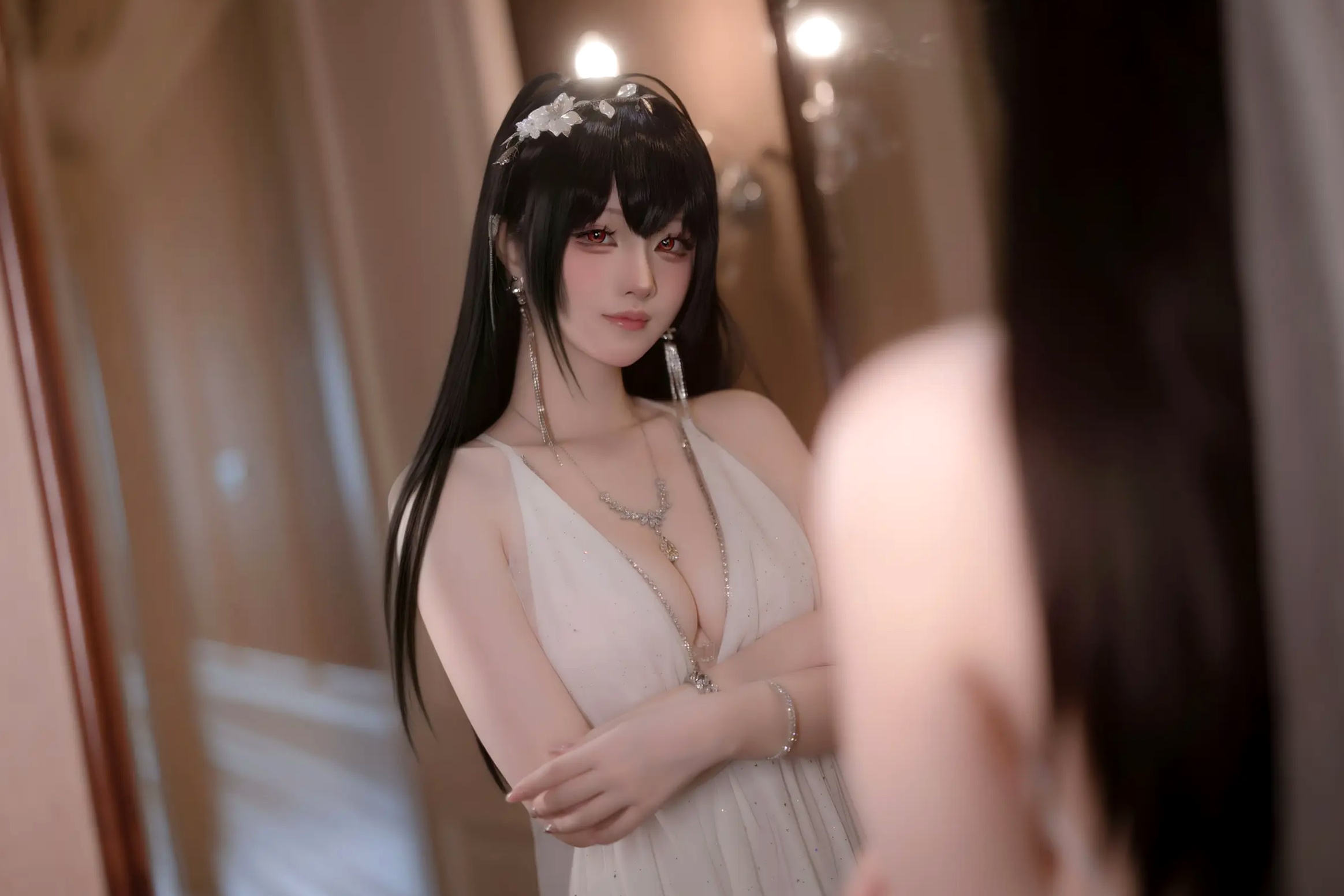 Gallery - 屿鱼 - 碧蓝航线大凤誓约婚纱私房，大尺度角色扮演，极致诱惑高颜值视觉盛宴 [50P]角色扮演诱惑性感私房照女神 女神私房照_秀色女神 - image 4