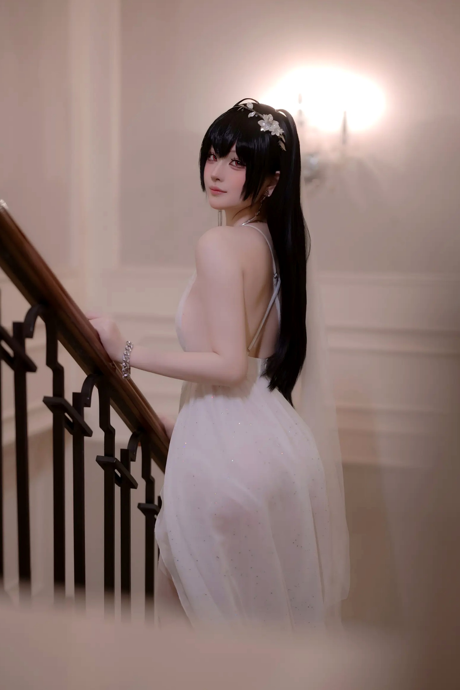 Gallery - 屿鱼 - 碧蓝航线大凤誓约婚纱私房，大尺度角色扮演，极致诱惑高颜值视觉盛宴 [50P]角色扮演诱惑性感私房照女神 女神私房照_秀色女神 - image 25