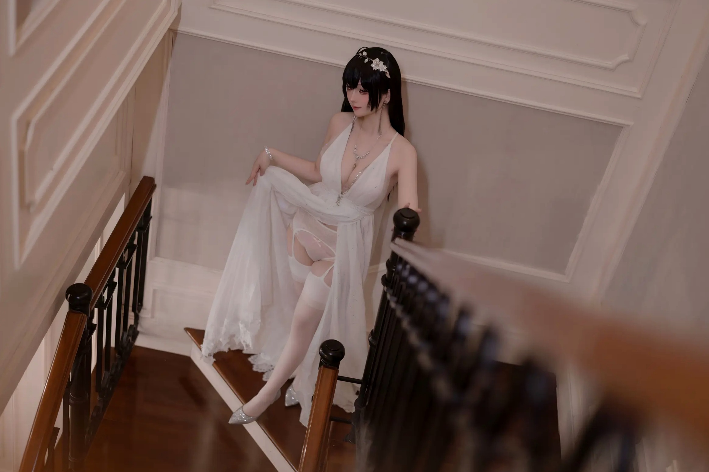 Gallery - 屿鱼 - 碧蓝航线大凤誓约婚纱私房，大尺度角色扮演，极致诱惑高颜值视觉盛宴 [50P]角色扮演诱惑性感私房照女神 女神私房照_秀色女神 - image 28
