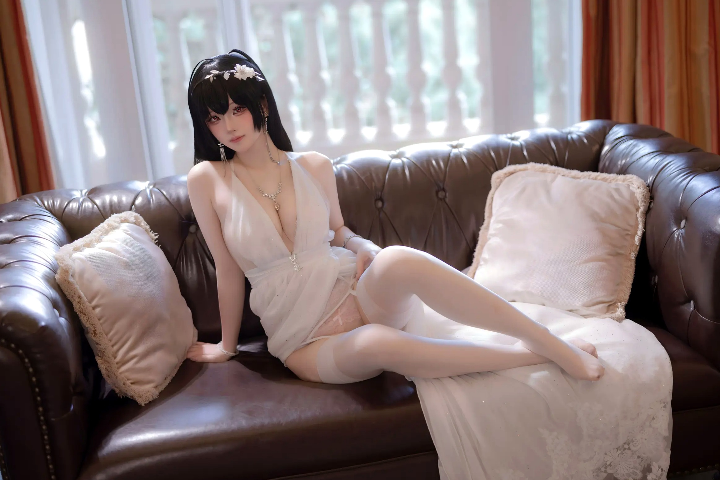 Gallery - 屿鱼 - 碧蓝航线大凤誓约婚纱私房，大尺度角色扮演，极致诱惑高颜值视觉盛宴 [50P]角色扮演诱惑性感私房照女神 女神私房照_秀色女神 - image 39