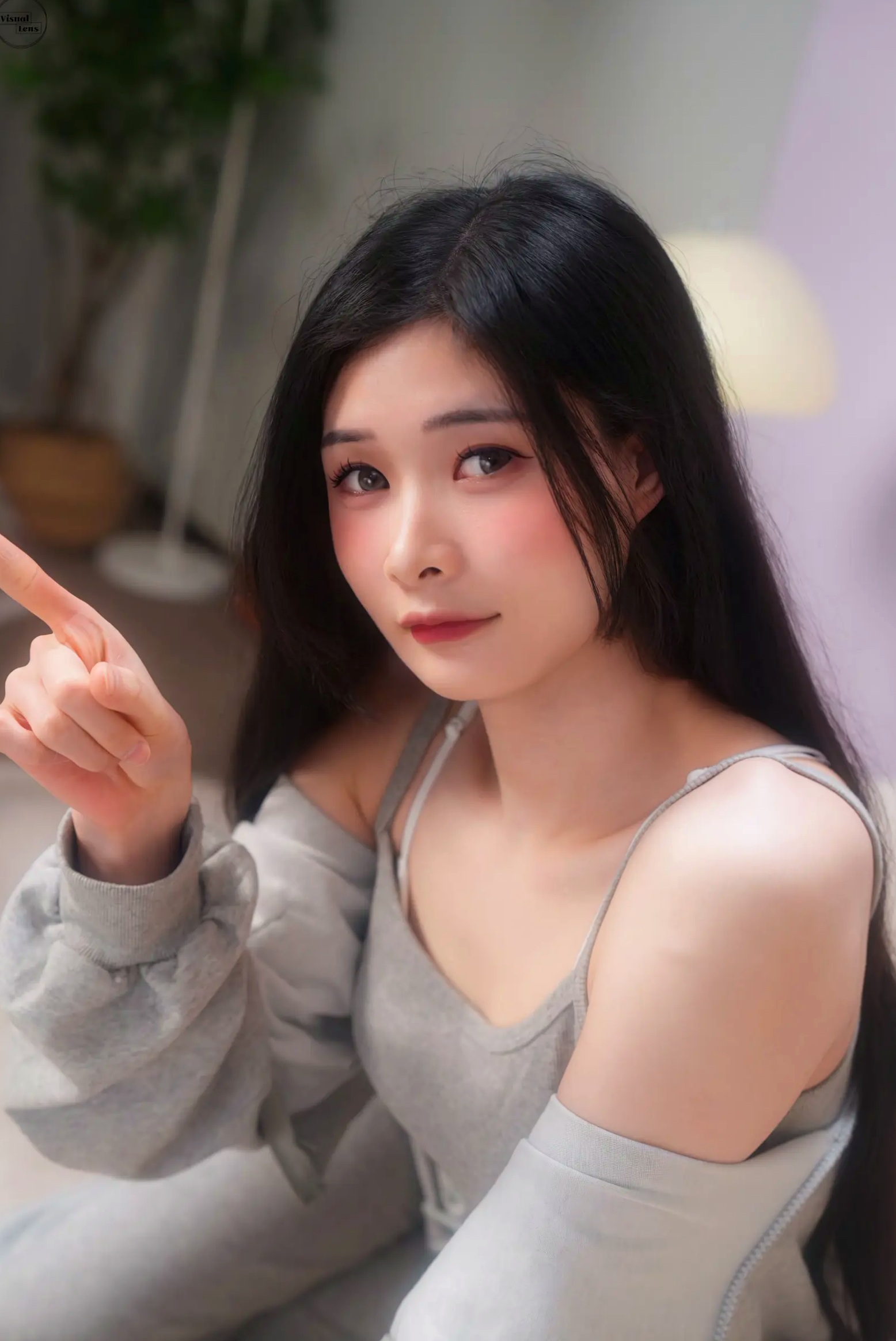Gallery - [Visual Lens] Harang - 居家健身时刻，极致撩人小蛮腰，清新私房运动风写真 [52P]私房照性感尤物清新居家 女神私房照_秀色女神 - image 14