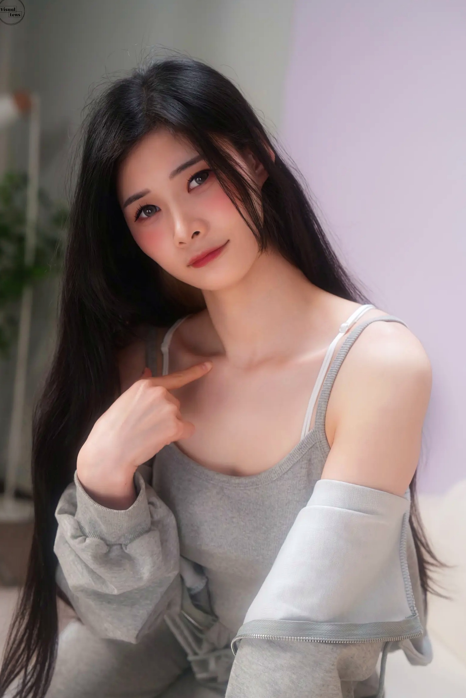 Gallery - [Visual Lens] Harang - 居家健身时刻，极致撩人小蛮腰，清新私房运动风写真 [52P]私房照性感尤物清新居家 女神私房照_秀色女神 - image 15