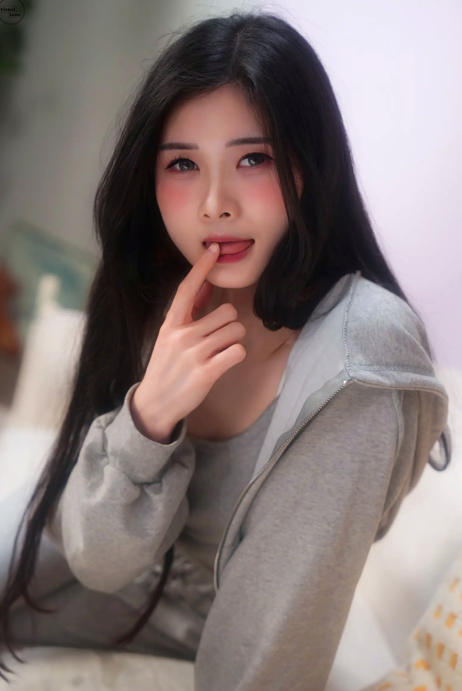 Gallery - [Visual Lens] Harang - 居家健身时刻，极致撩人小蛮腰，清新私房运动风写真 [52P]私房照性感尤物清新居家 女神私房照_秀色女神 - image 16