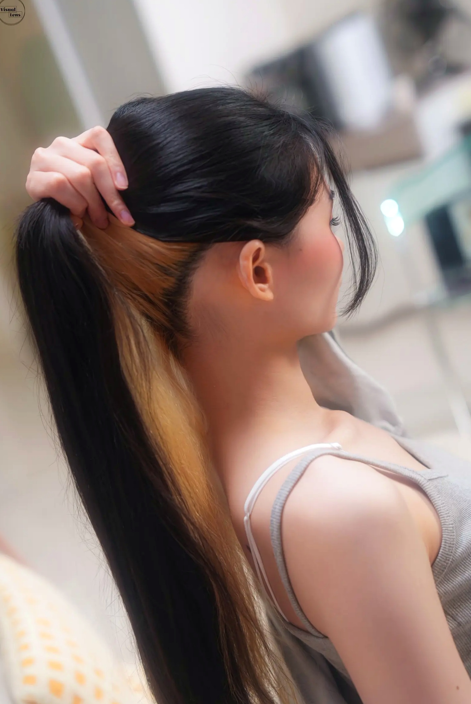 Gallery - [Visual Lens] Harang - 居家健身时刻，极致撩人小蛮腰，清新私房运动风写真 [52P]私房照性感尤物清新居家 女神私房照_秀色女神 - image 20