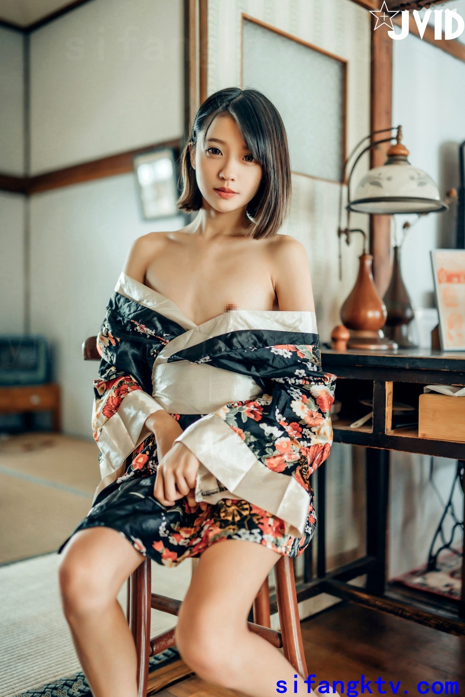 Gallery - JVID妍妍-日系私房居家写真-裸体厨娘女体盛宴-清纯短发唯美诱惑-2021.05.09JVID私房照居家诱惑大尺度性感 女神私房照_秀色女神 - image 32