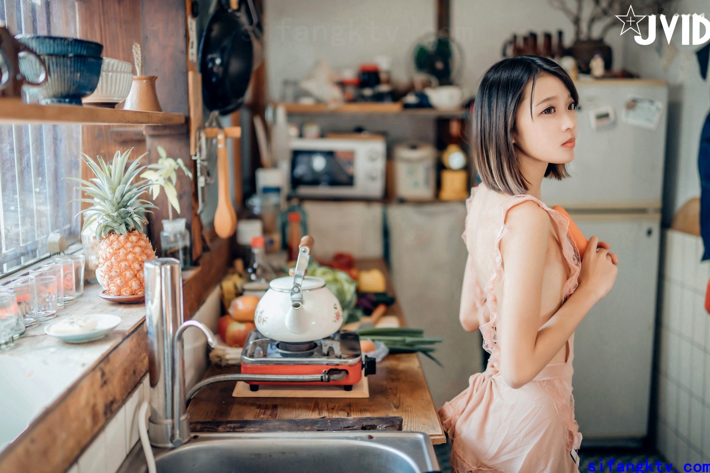 Gallery - JVID妍妍-日系私房居家写真-裸体厨娘女体盛宴-清纯短发唯美诱惑-2021.05.09JVID私房照居家诱惑大尺度性感 女神私房照_秀色女神 - image 107