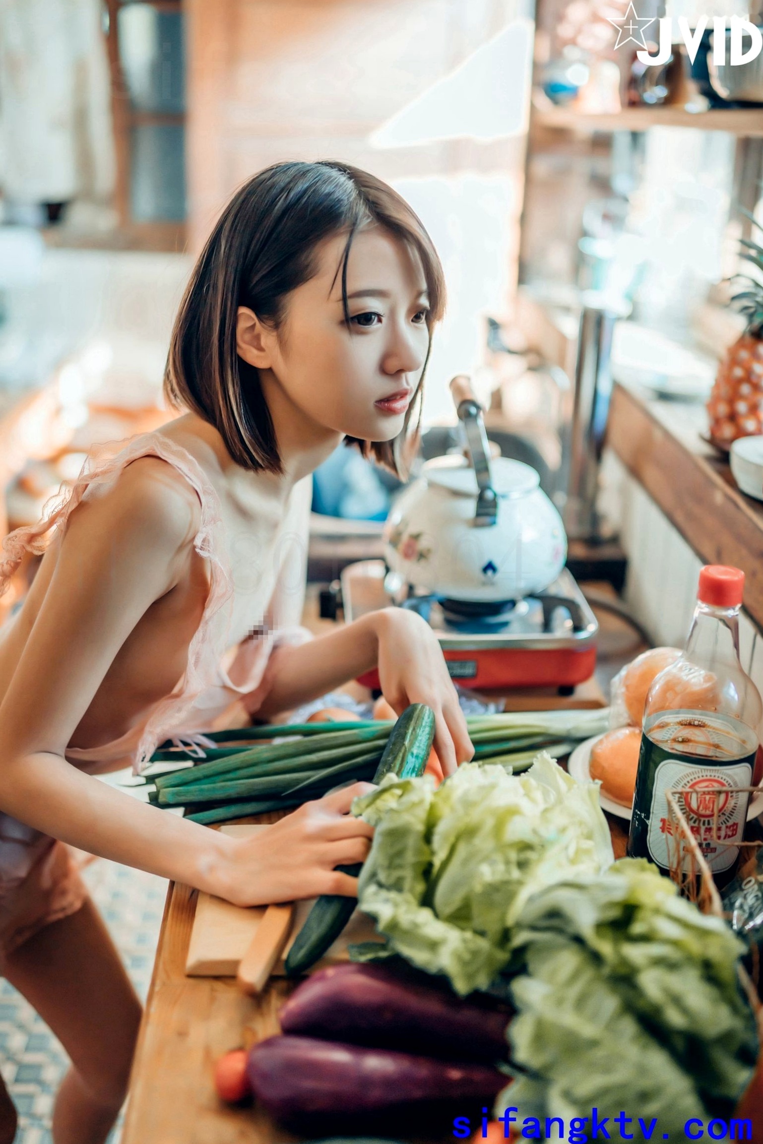Gallery - JVID妍妍-日系私房居家写真-裸体厨娘女体盛宴-清纯短发唯美诱惑-2021.05.09JVID私房照居家诱惑大尺度性感 女神私房照_秀色女神 - image 122