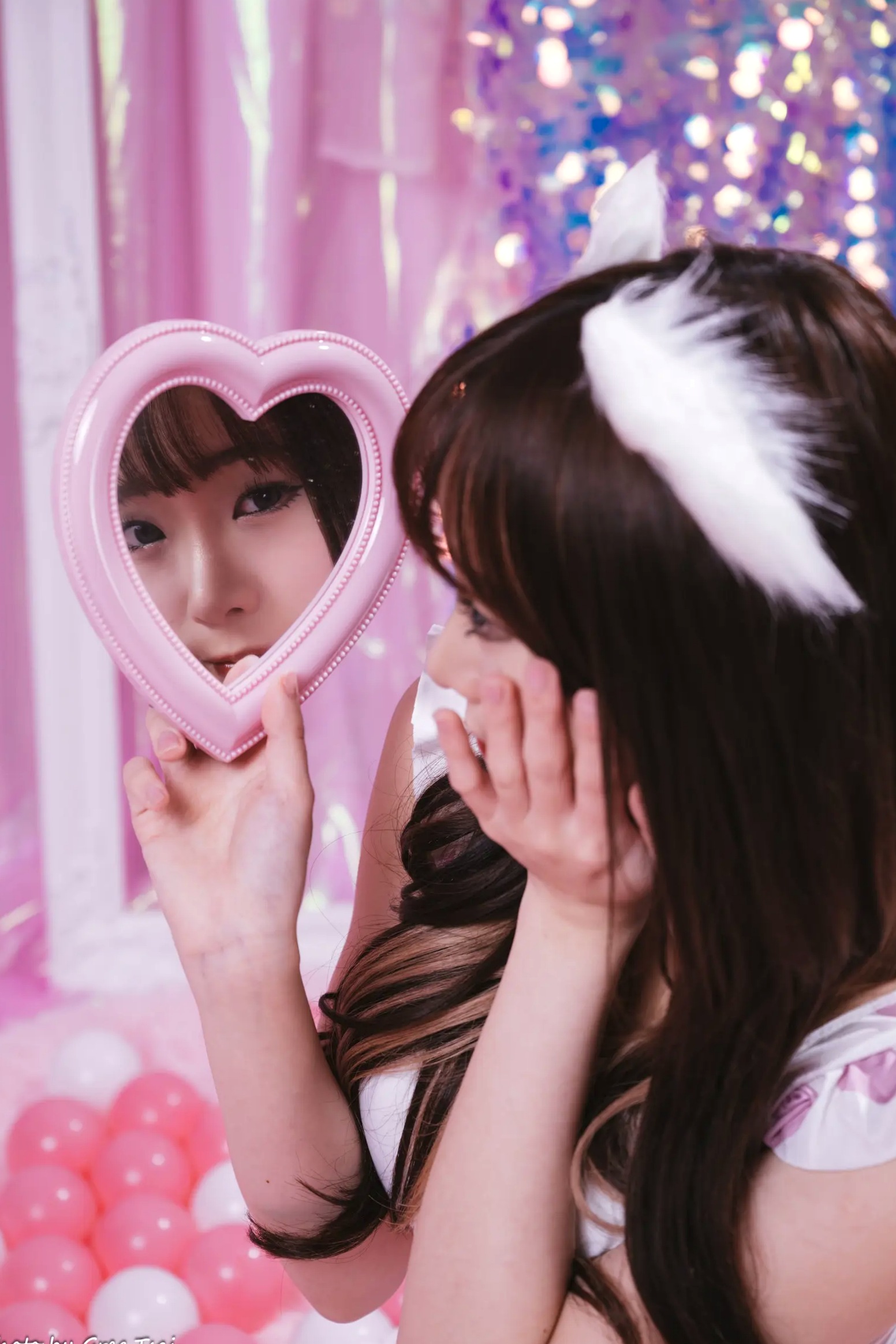 Gallery - 《娃娃 - 可爱女仆梦幻粉色系主题，软萌猫耳少女与独角兽的甜美私房写真 [146P]》萌系女仆治愈系私房照角色扮演 女神私房照_秀色女神 - image 18