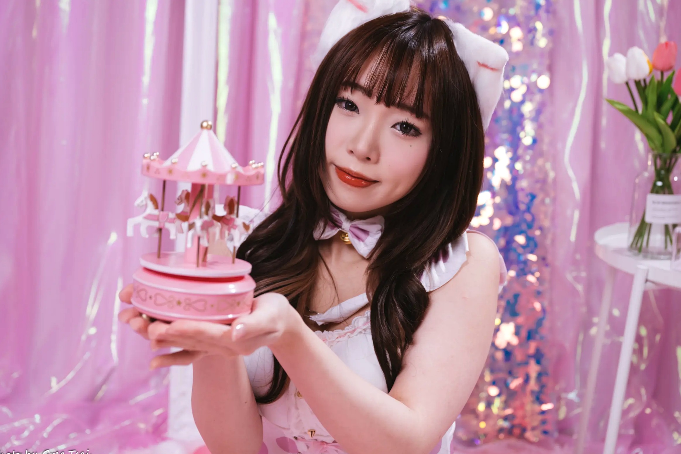 Gallery - 《娃娃 - 可爱女仆梦幻粉色系主题，软萌猫耳少女与独角兽的甜美私房写真 [146P]》萌系女仆治愈系私房照角色扮演 女神私房照_秀色女神 - image 37