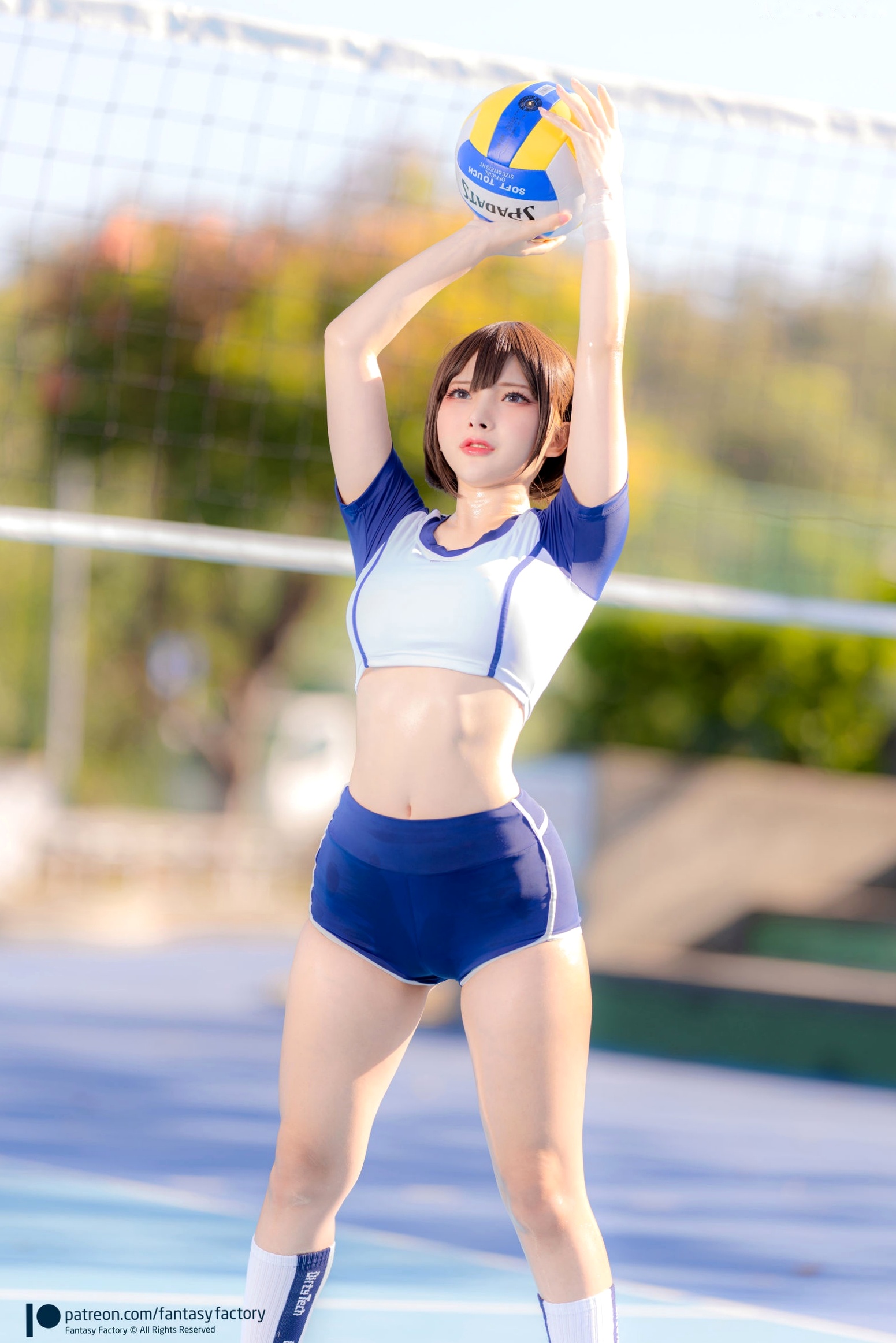 Gallery - Fantasy-Factory-小丁Ding-排球少女-Volleyball-Girl-2022.03 女神私房照_秀色女神 - image 5