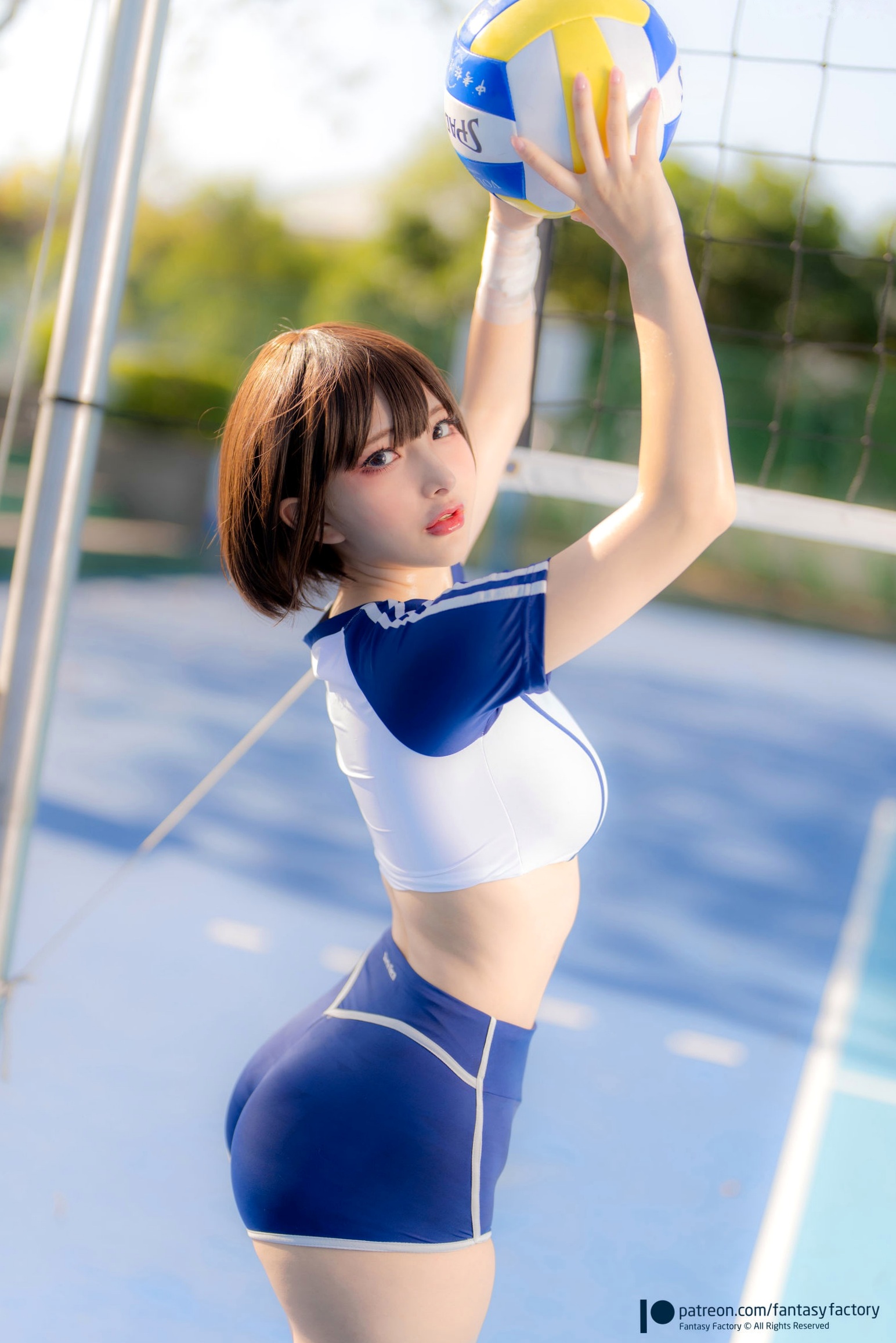 Gallery - Fantasy-Factory-小丁Ding-排球少女-Volleyball-Girl-2022.03 女神私房照_秀色女神 - image 14