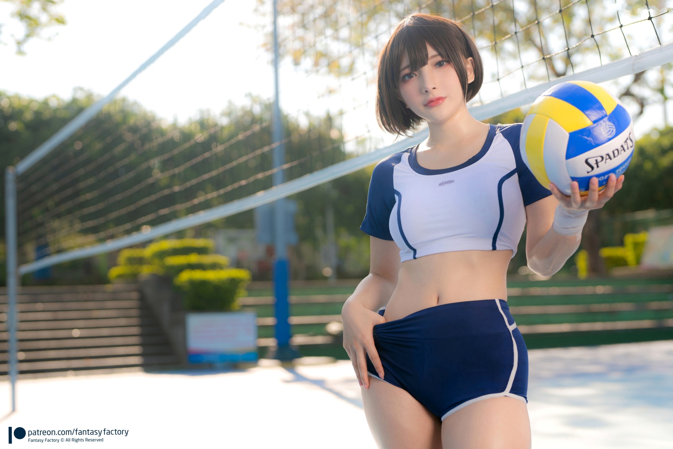 Gallery - Fantasy-Factory-小丁Ding-排球少女-Volleyball-Girl-2022.03 女神私房照_秀色女神 - image 17
