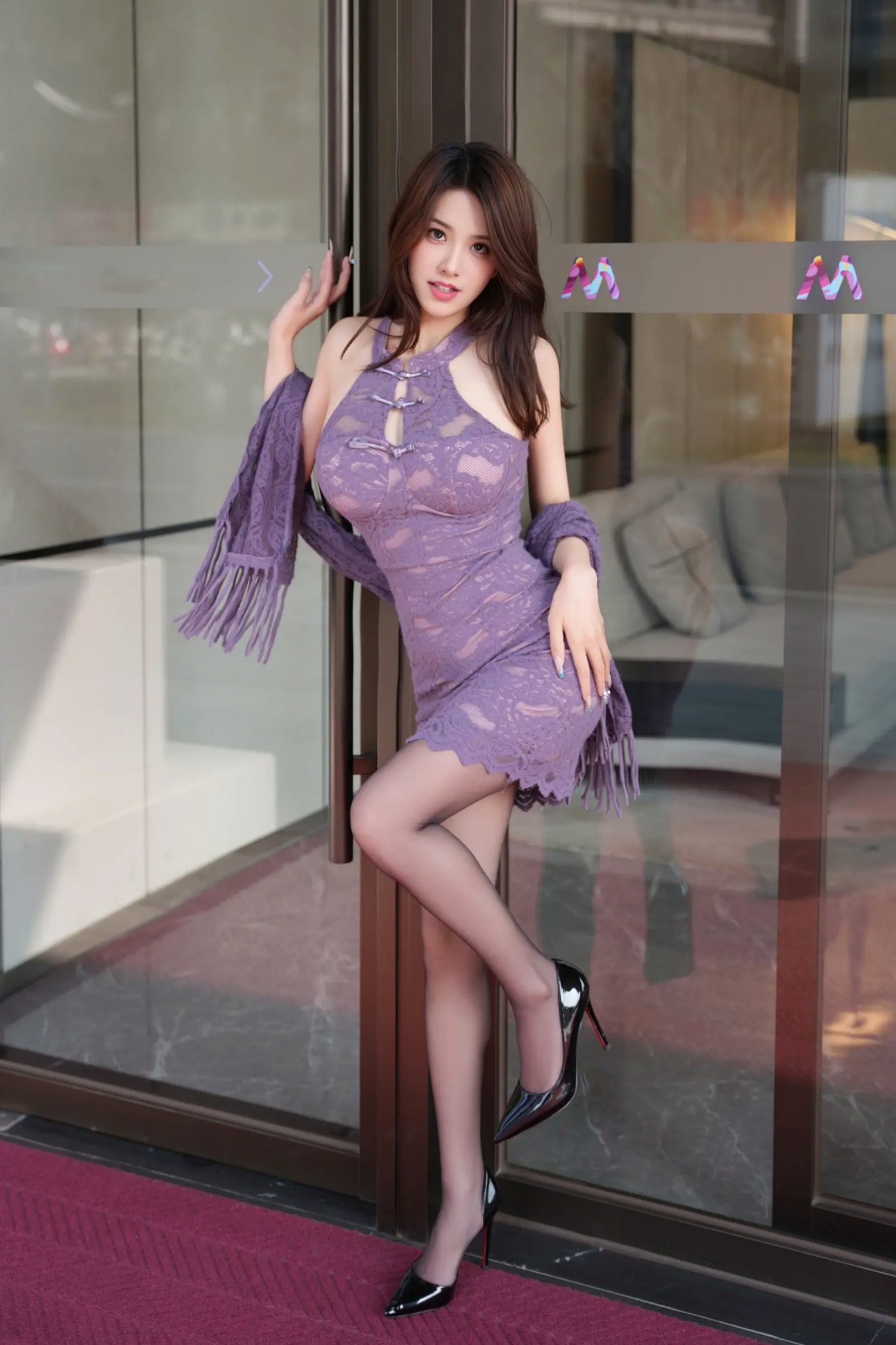 Gallery - well11迷人私房写真，复古蕾丝短裙搭配极致诱惑黑丝，完美展现动人美腿与火辣身材，令人窒息的顶级尤物视觉盛宴 [100P]性感私房照黑丝美腿诱惑 女神私房照_秀色女神 - image 90