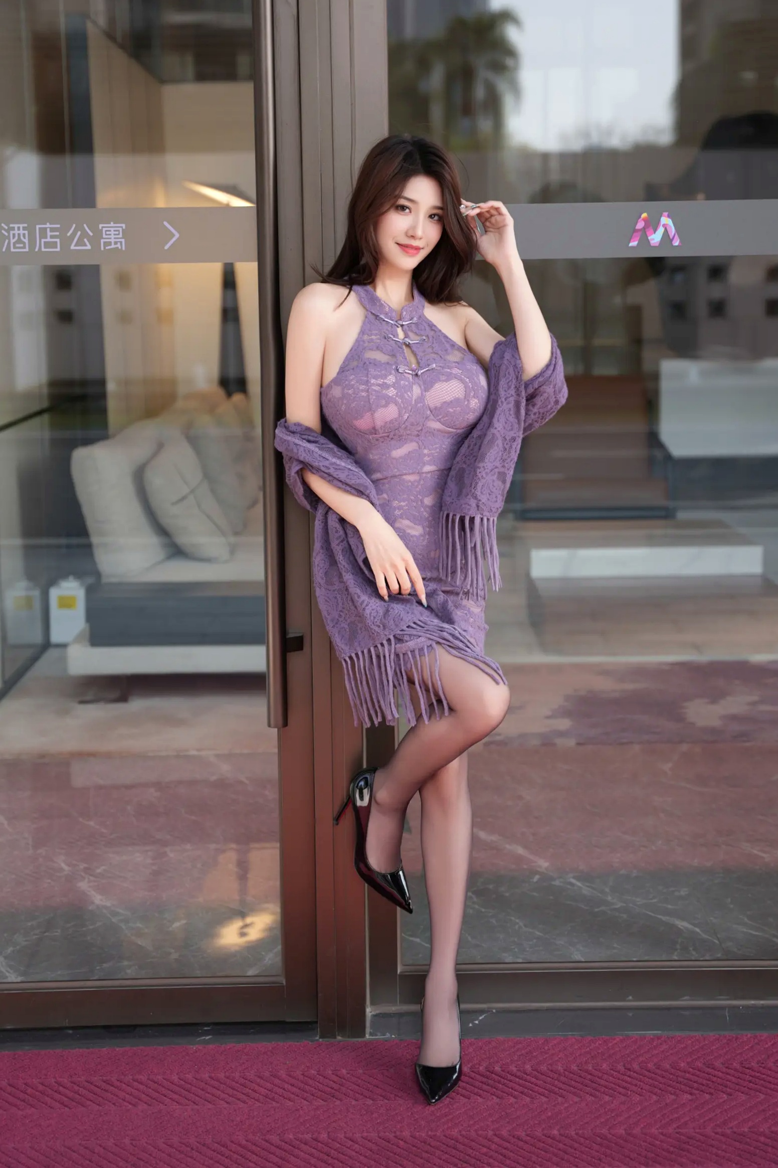 Gallery - well11迷人私房写真，复古蕾丝短裙搭配极致诱惑黑丝，完美展现动人美腿与火辣身材，令人窒息的顶级尤物视觉盛宴 [100P]性感私房照黑丝美腿诱惑 女神私房照_秀色女神 - image 92