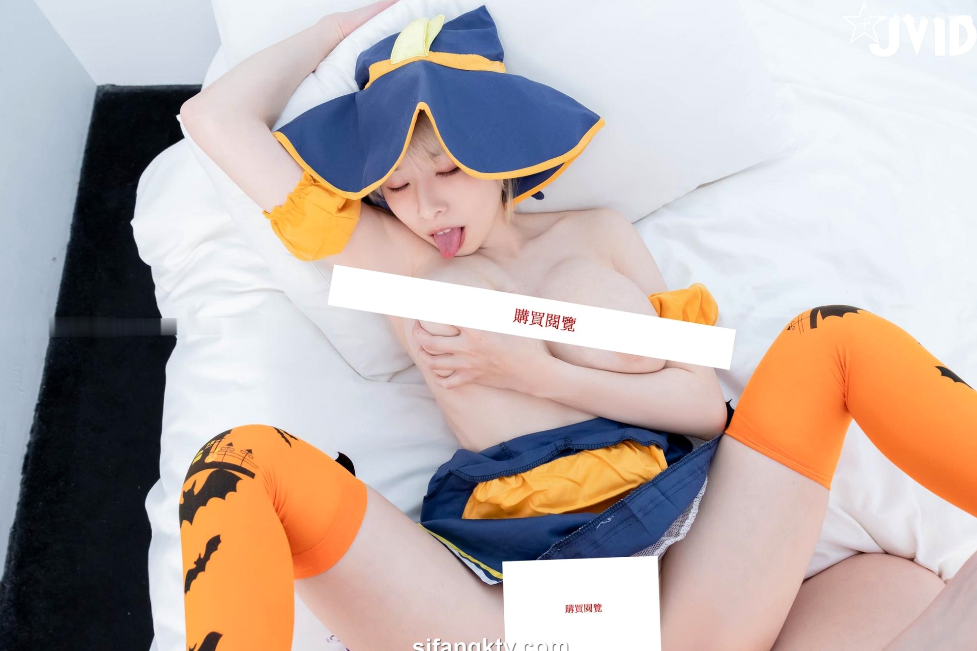 Gallery - JVID婕咪、黎菲儿-万圣节派对之万淫密室-双美性感角色扮演，火辣互动、极致情欲剧情AV，挑战视觉极限，2022.10.27JVID角色扮演大尺度性感 女神私房照_秀色女神 - image 54