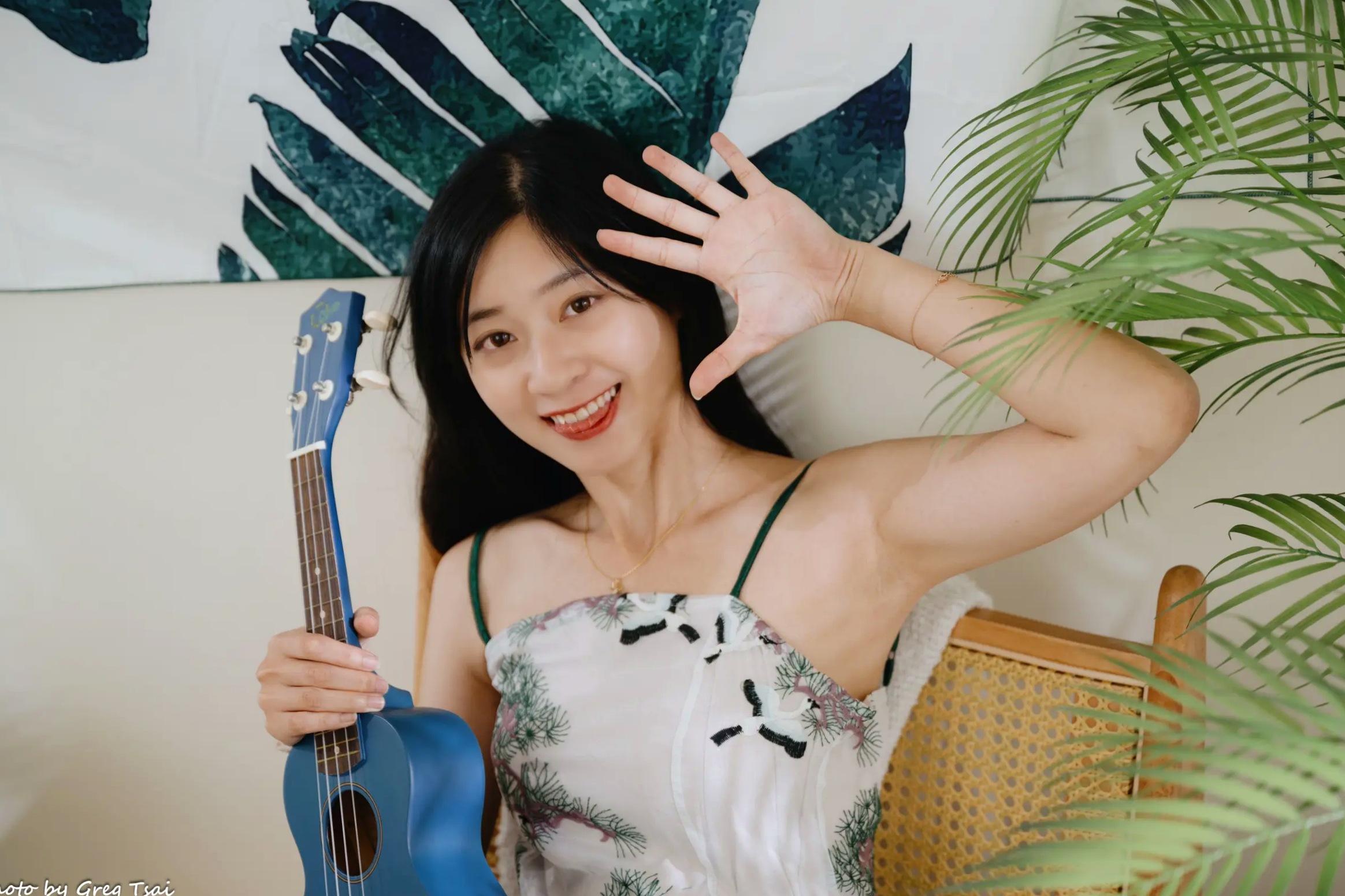 Gallery - 若颖 - 森系吊带长裙写真，清新治愈氧气少女，唯美私房摄影清新气质治愈系私房照 女神私房照_秀色女神 - image 23