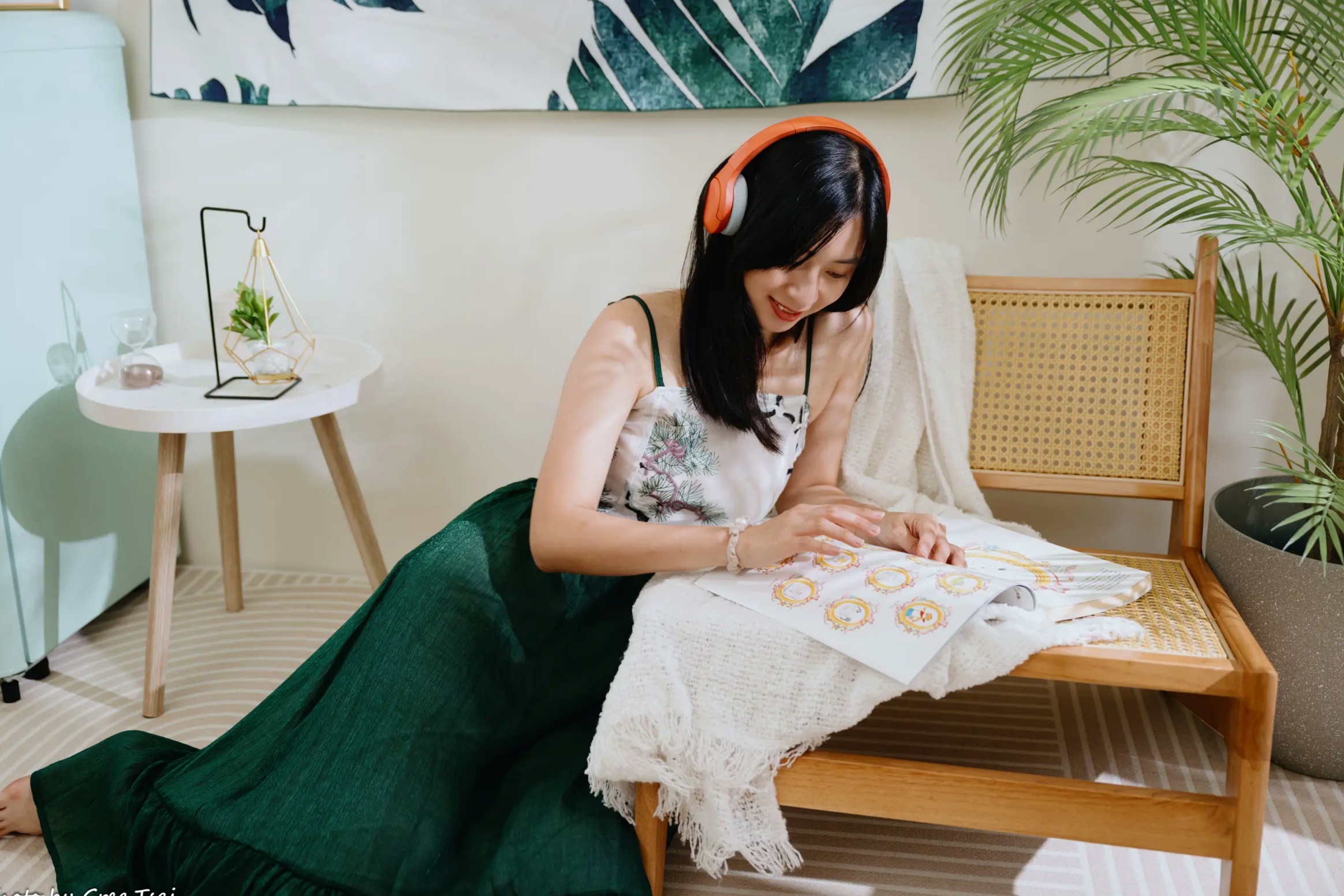 Gallery - 若颖 - 森系吊带长裙写真，清新治愈氧气少女，唯美私房摄影清新气质治愈系私房照 女神私房照_秀色女神 - image 39