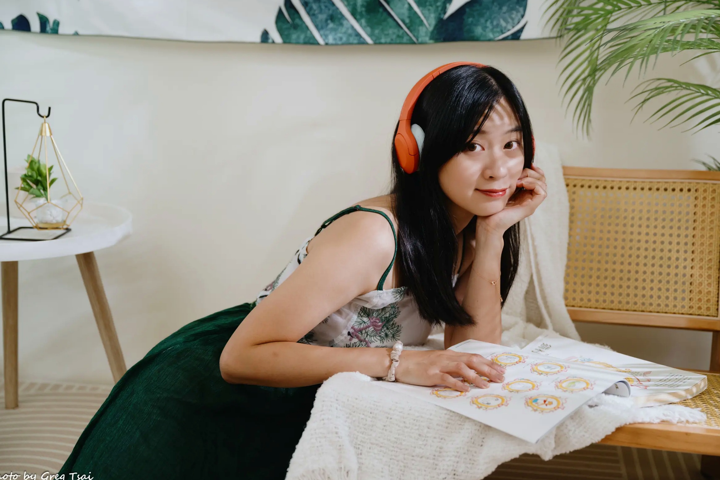 Gallery - 若颖 - 森系吊带长裙写真，清新治愈氧气少女，唯美私房摄影清新气质治愈系私房照 女神私房照_秀色女神 - image 41
