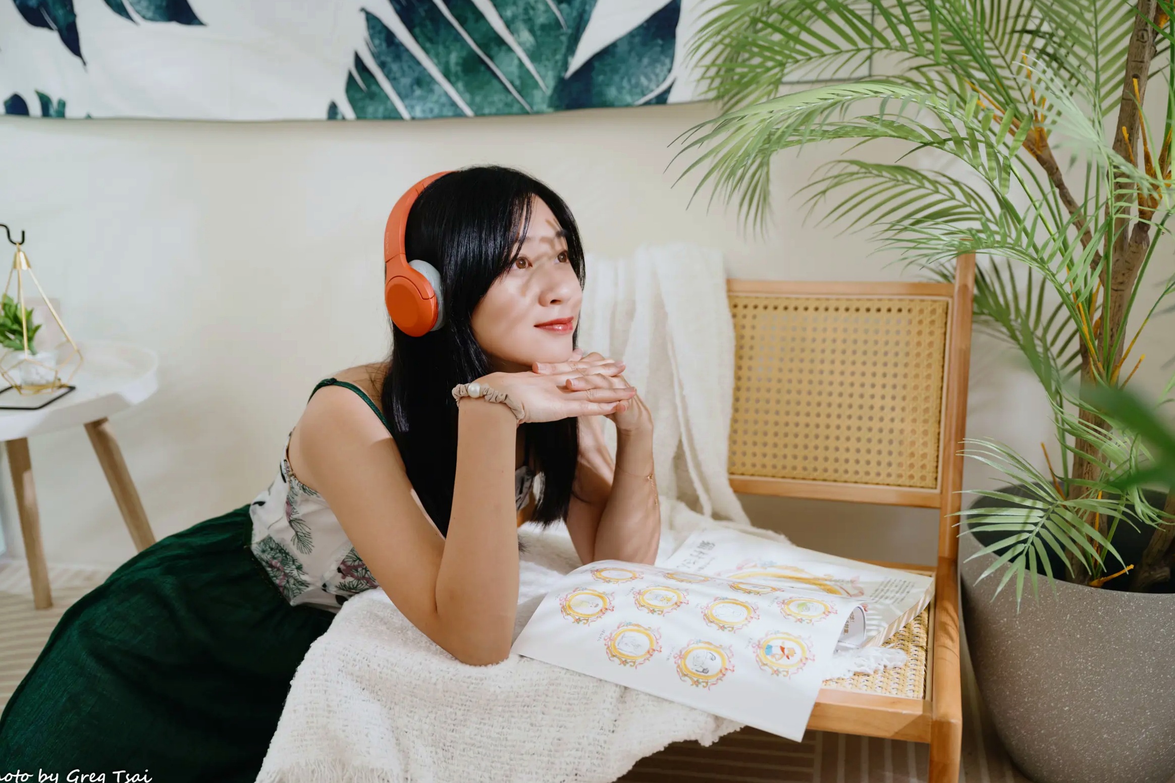 Gallery - 若颖 - 森系吊带长裙写真，清新治愈氧气少女，唯美私房摄影清新气质治愈系私房照 女神私房照_秀色女神 - image 42