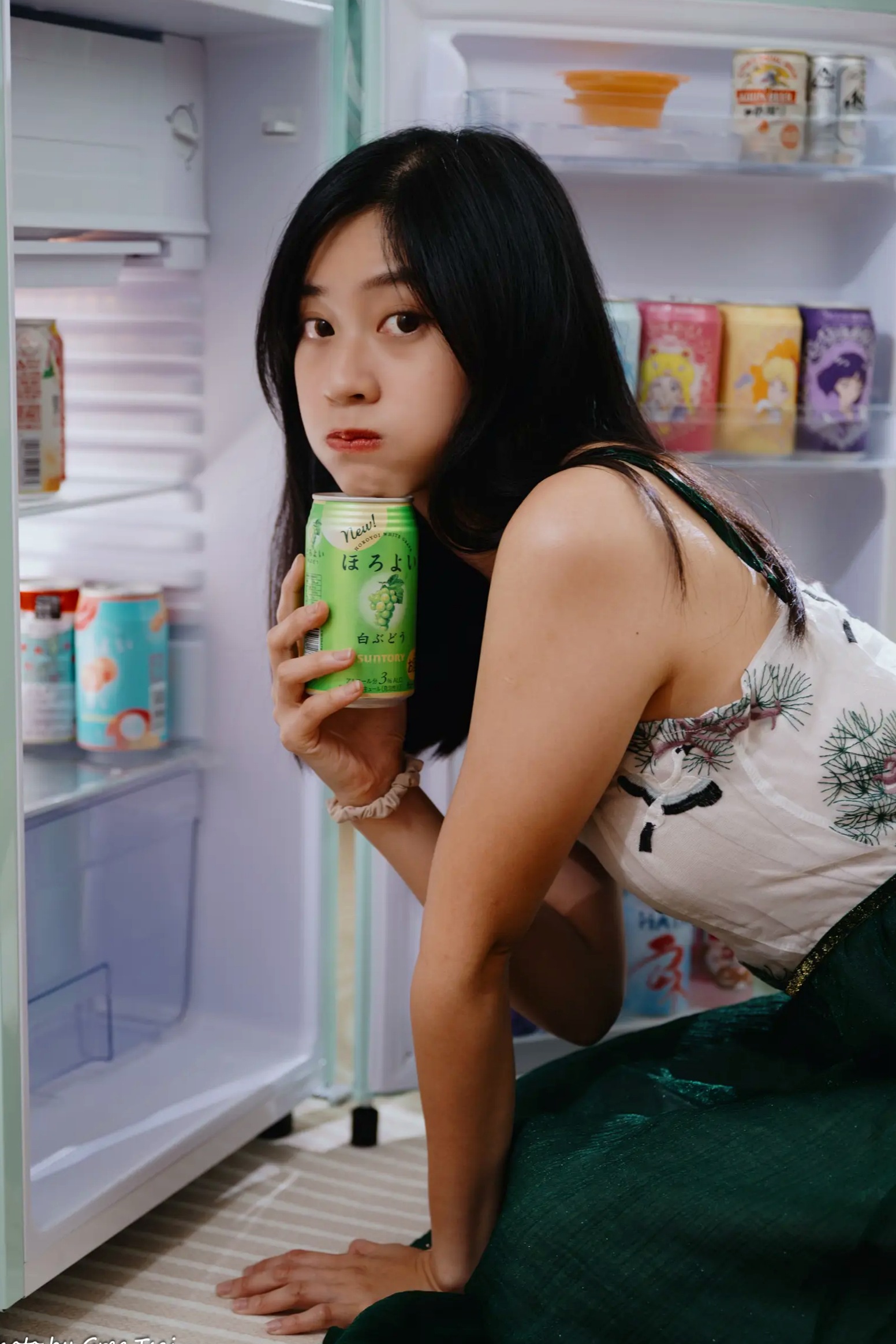 Gallery - 若颖 - 森系吊带长裙写真，清新治愈氧气少女，唯美私房摄影清新气质治愈系私房照 女神私房照_秀色女神 - image 58