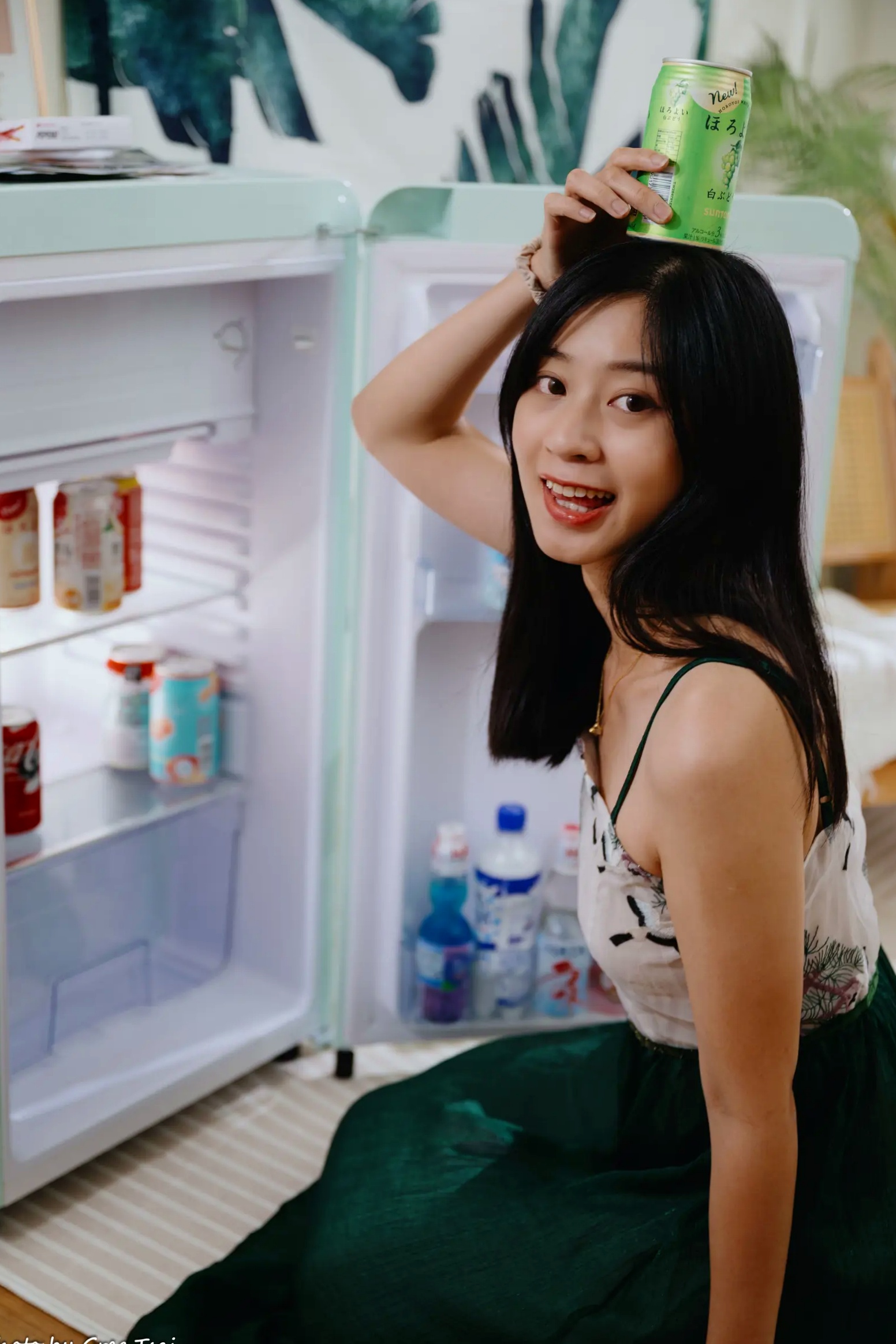Gallery - 若颖 - 森系吊带长裙写真，清新治愈氧气少女，唯美私房摄影清新气质治愈系私房照 女神私房照_秀色女神 - image 59