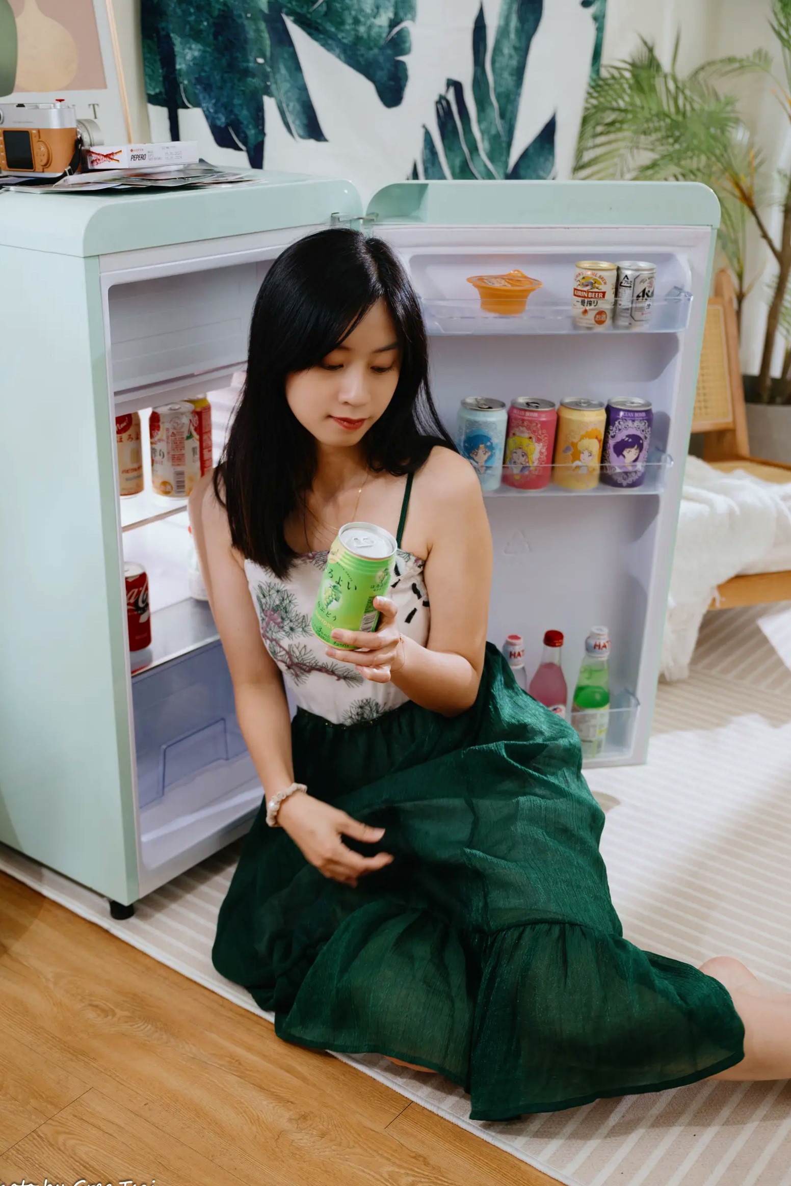 Gallery - 若颖 - 森系吊带长裙写真，清新治愈氧气少女，唯美私房摄影清新气质治愈系私房照 女神私房照_秀色女神 - image 60