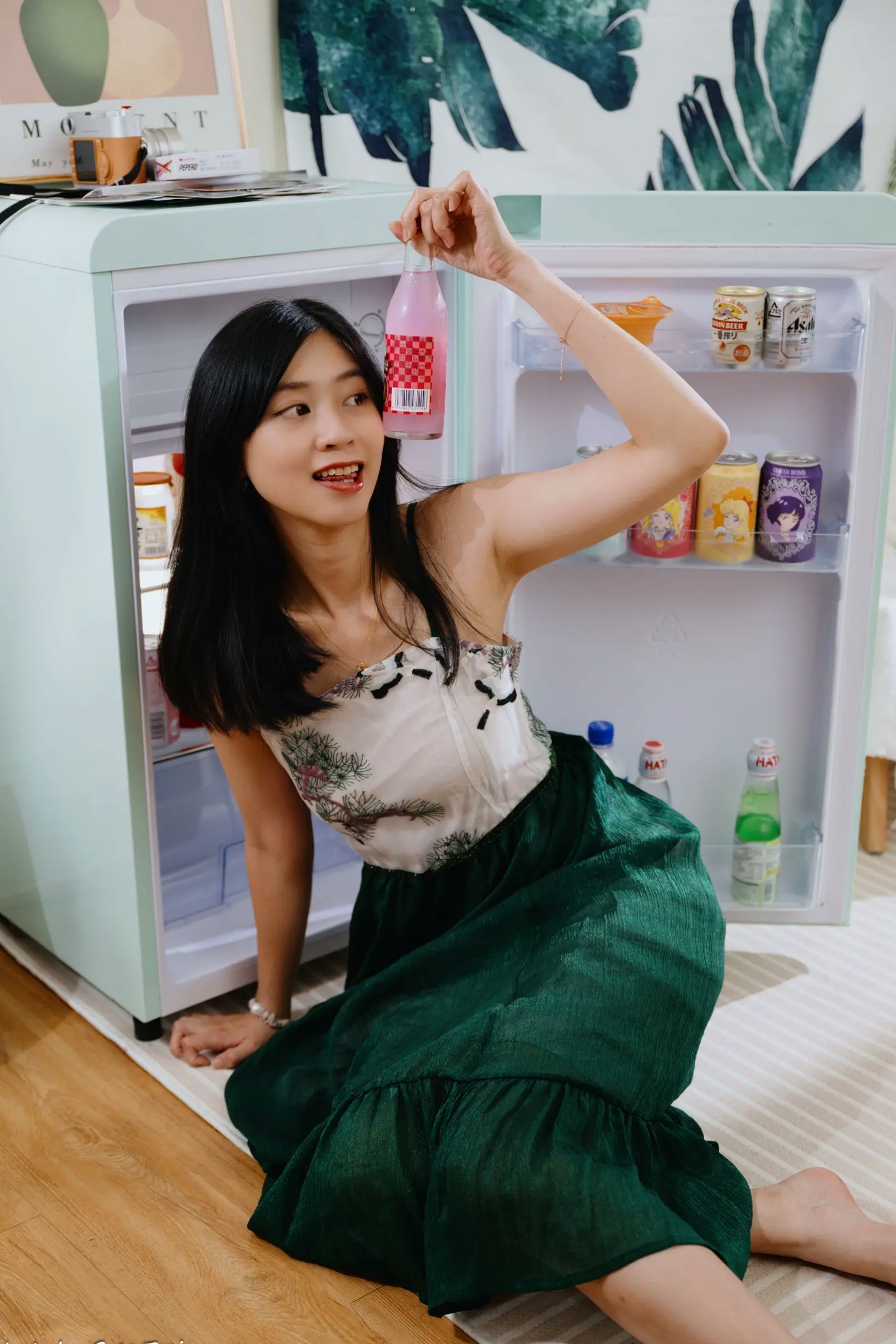 Gallery - 若颖 - 森系吊带长裙写真，清新治愈氧气少女，唯美私房摄影清新气质治愈系私房照 女神私房照_秀色女神 - image 65