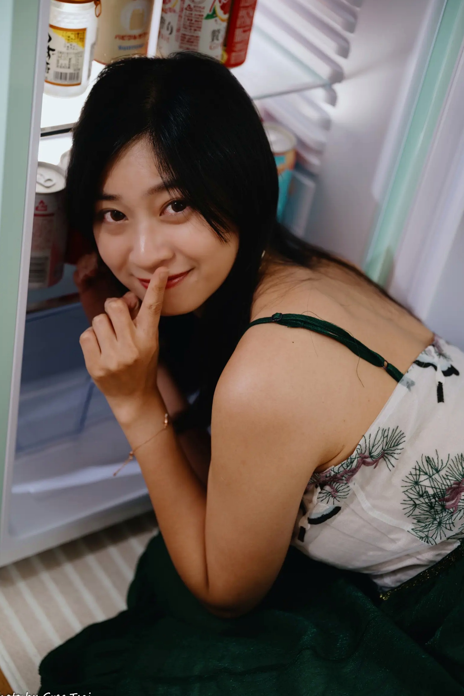 Gallery - 若颖 - 森系吊带长裙写真，清新治愈氧气少女，唯美私房摄影清新气质治愈系私房照 女神私房照_秀色女神 - image 71