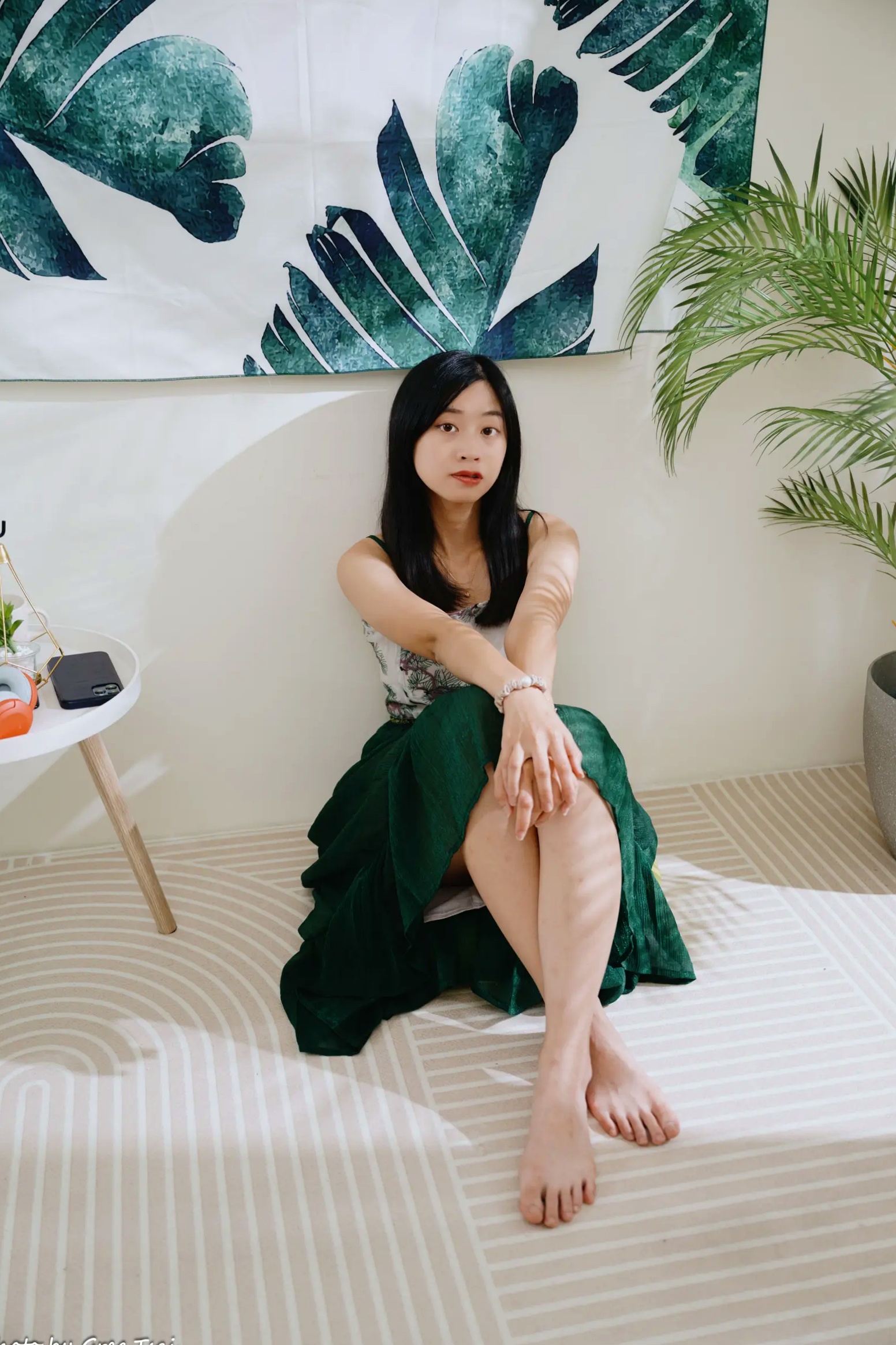 Gallery - 若颖 - 森系吊带长裙写真，清新治愈氧气少女，唯美私房摄影清新气质治愈系私房照 女神私房照_秀色女神 - image 78