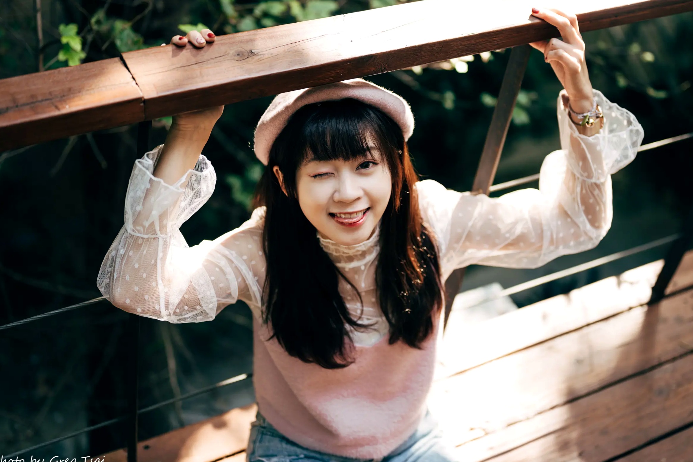 Gallery - 若颖 - 北科大校园青春私房照，清纯学妹校服校园风系列清纯校服治愈系气质私房照 女神私房照_秀色女神 - image 8