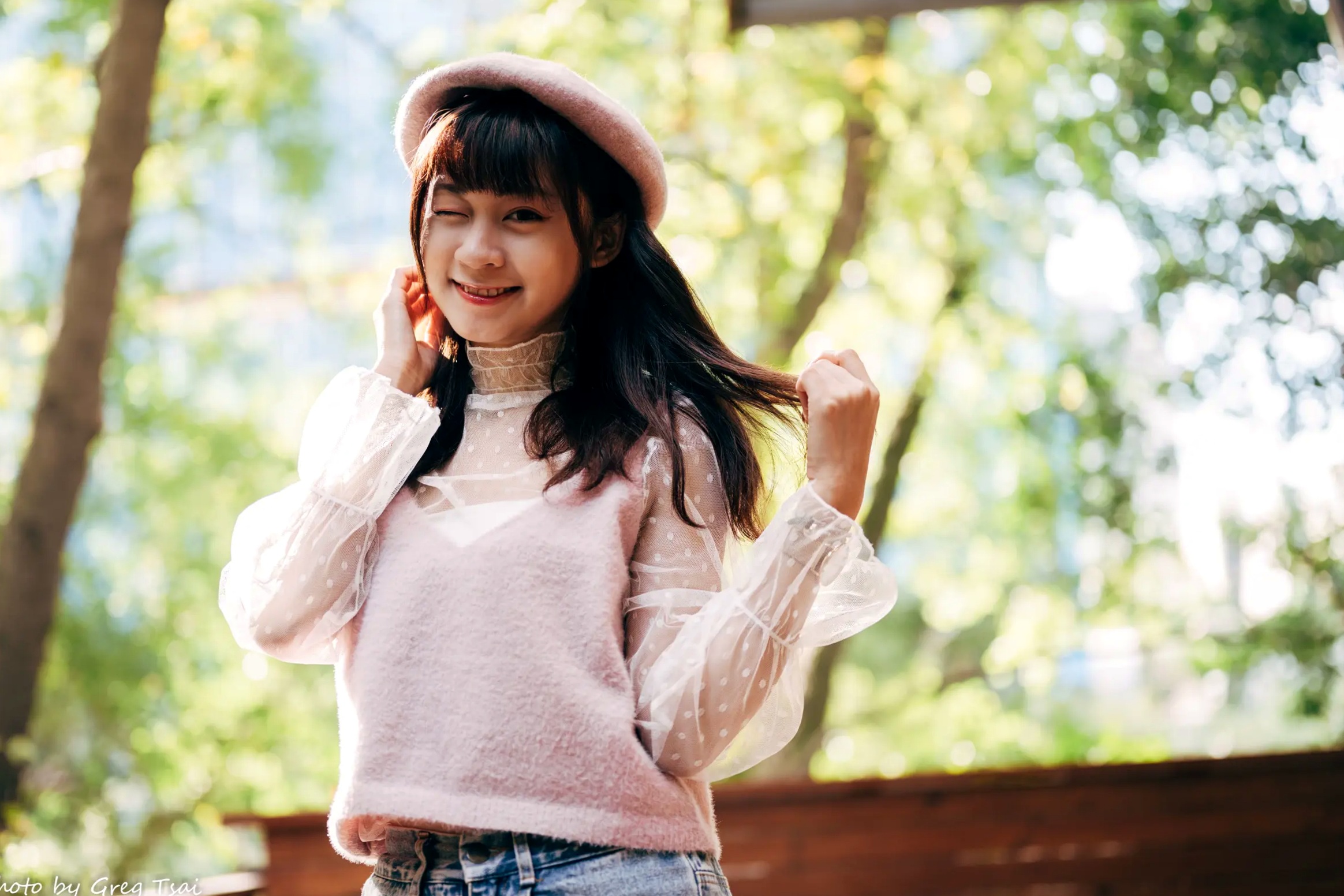 Gallery - 若颖 - 北科大校园青春私房照，清纯学妹校服校园风系列清纯校服治愈系气质私房照 女神私房照_秀色女神 - image 19
