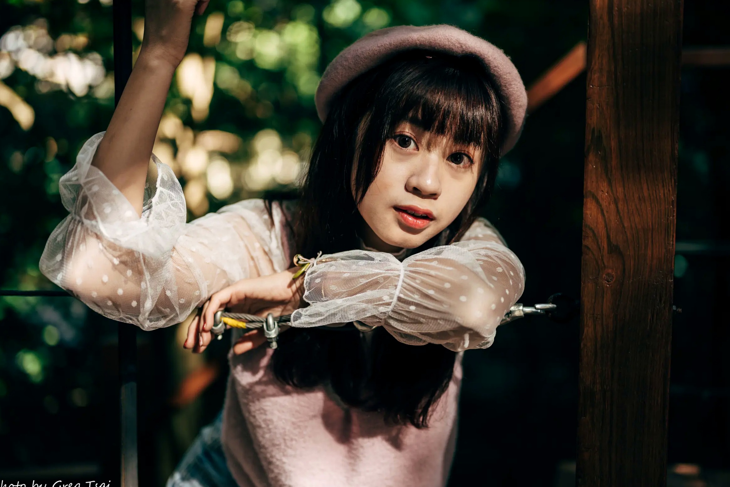 Gallery - 若颖 - 北科大校园青春私房照，清纯学妹校服校园风系列清纯校服治愈系气质私房照 女神私房照_秀色女神 - image 27