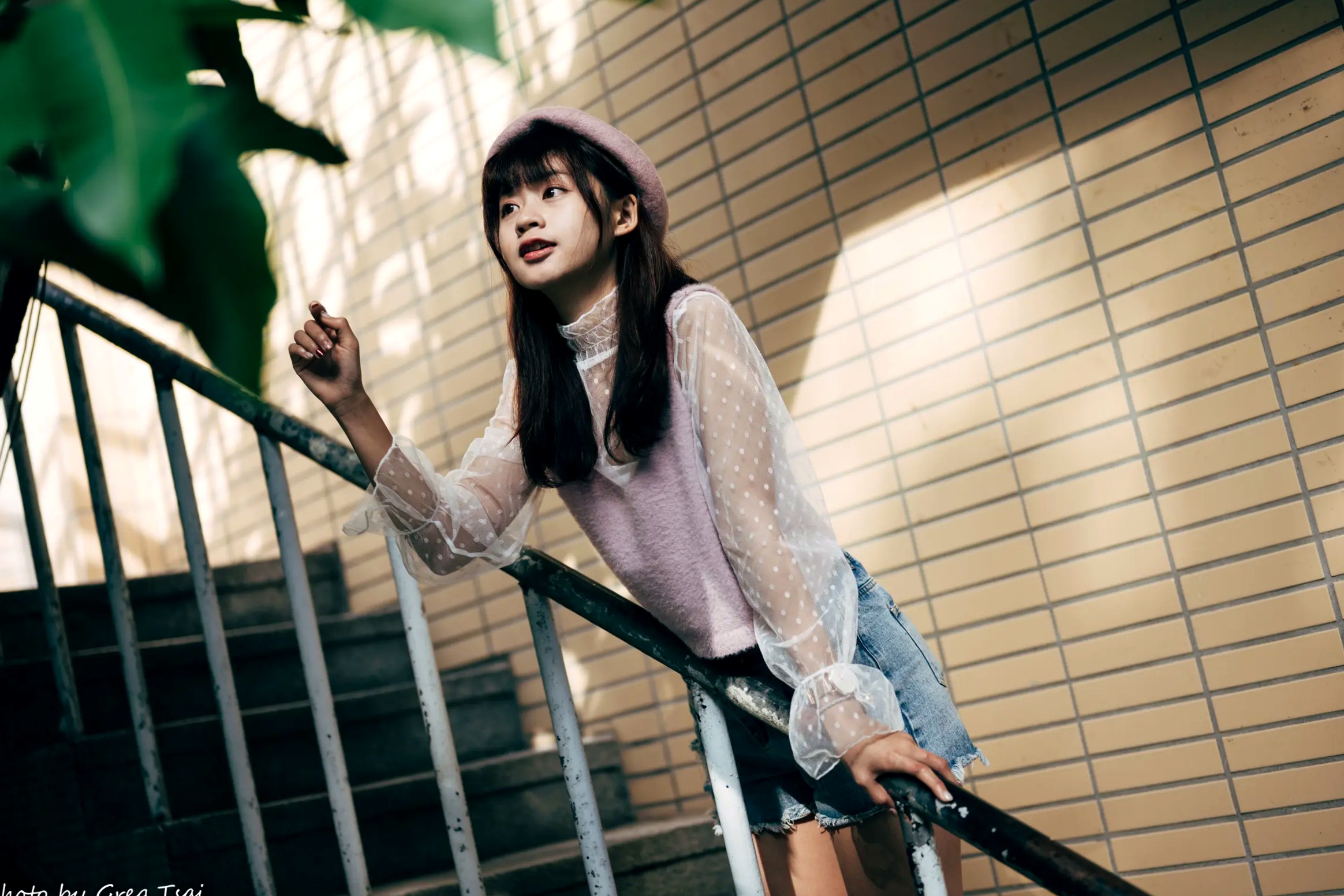 Gallery - 若颖 - 北科大校园青春私房照，清纯学妹校服校园风系列清纯校服治愈系气质私房照 女神私房照_秀色女神 - image 29