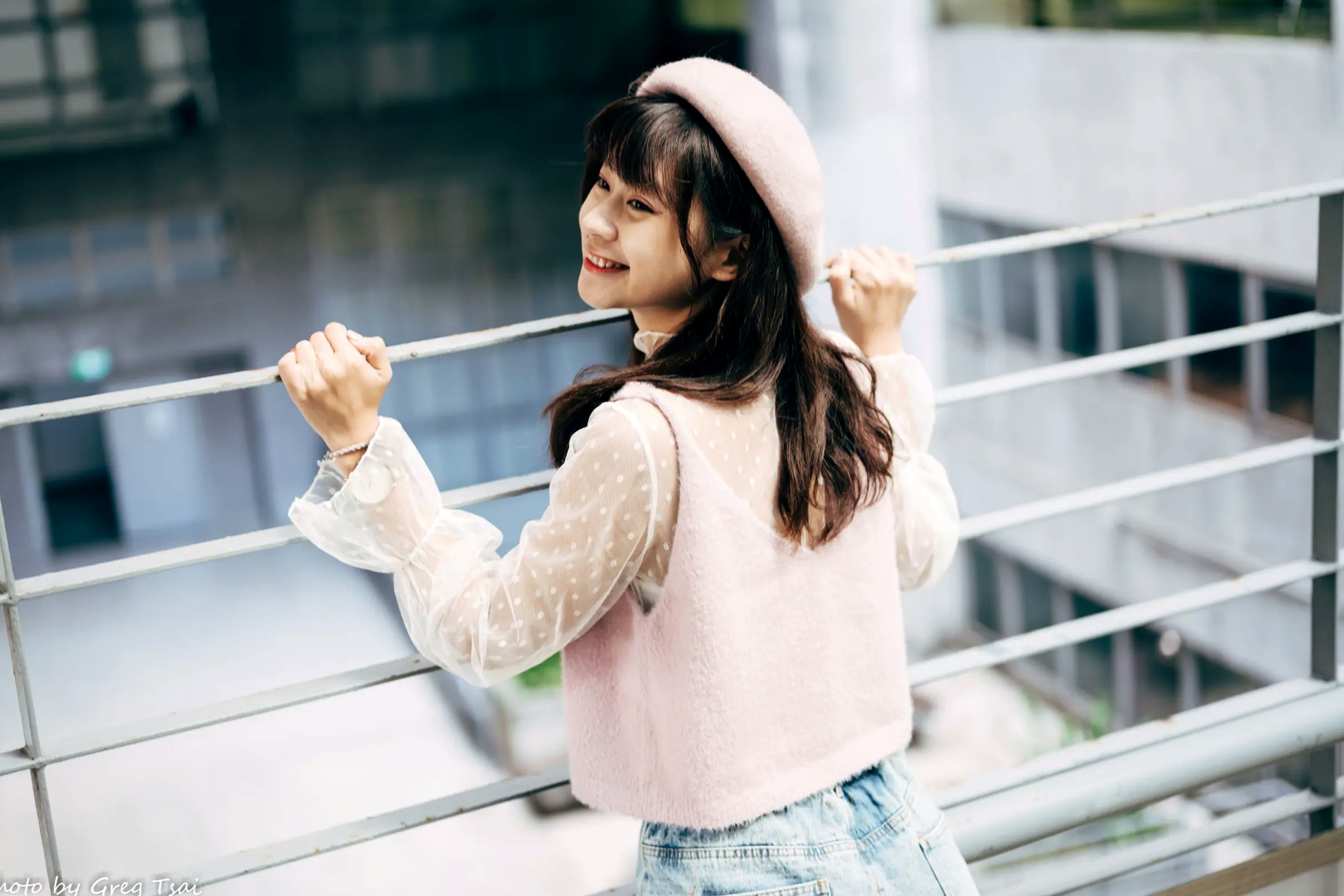Gallery - 若颖 - 北科大校园青春私房照，清纯学妹校服校园风系列清纯校服治愈系气质私房照 女神私房照_秀色女神 - image 59