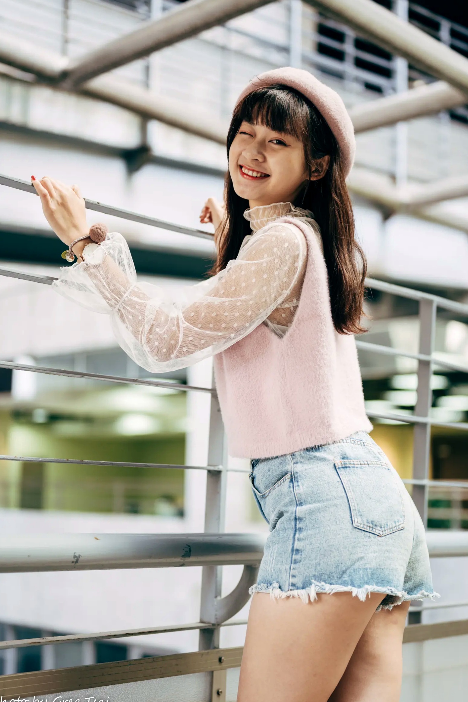 Gallery - 若颖 - 北科大校园青春私房照，清纯学妹校服校园风系列清纯校服治愈系气质私房照 女神私房照_秀色女神 - image 60
