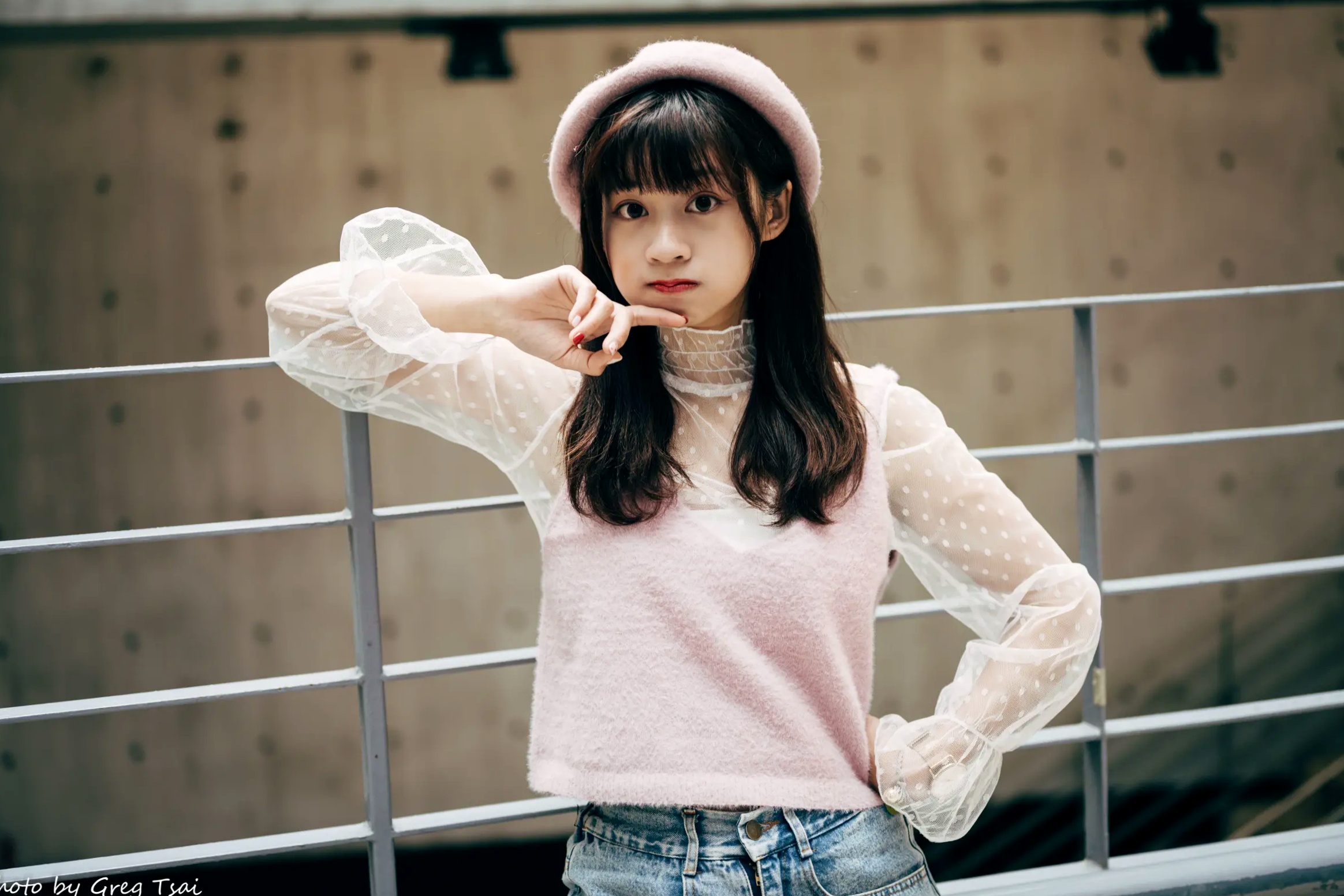 Gallery - 若颖 - 北科大校园青春私房照，清纯学妹校服校园风系列清纯校服治愈系气质私房照 女神私房照_秀色女神 - image 63