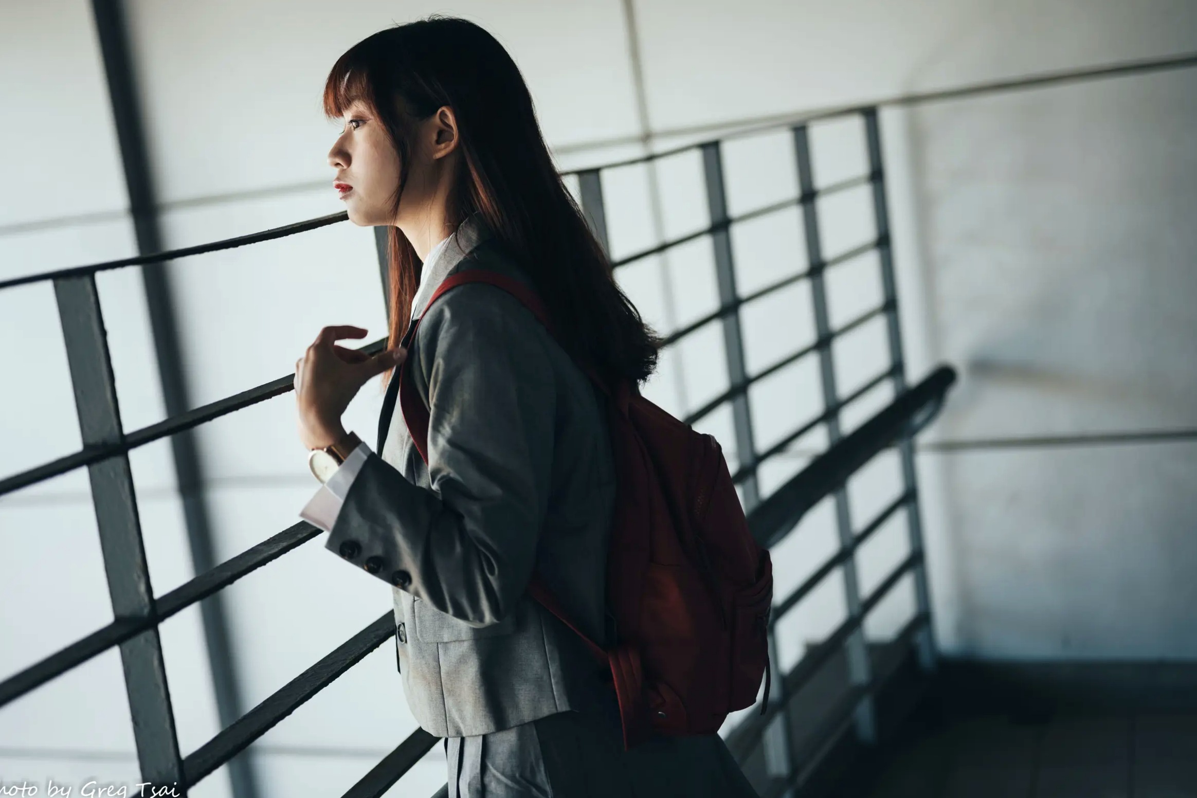Gallery - 若颖 - 北科大校园青春私房照，清纯学妹校服校园风系列清纯校服治愈系气质私房照 女神私房照_秀色女神 - image 80