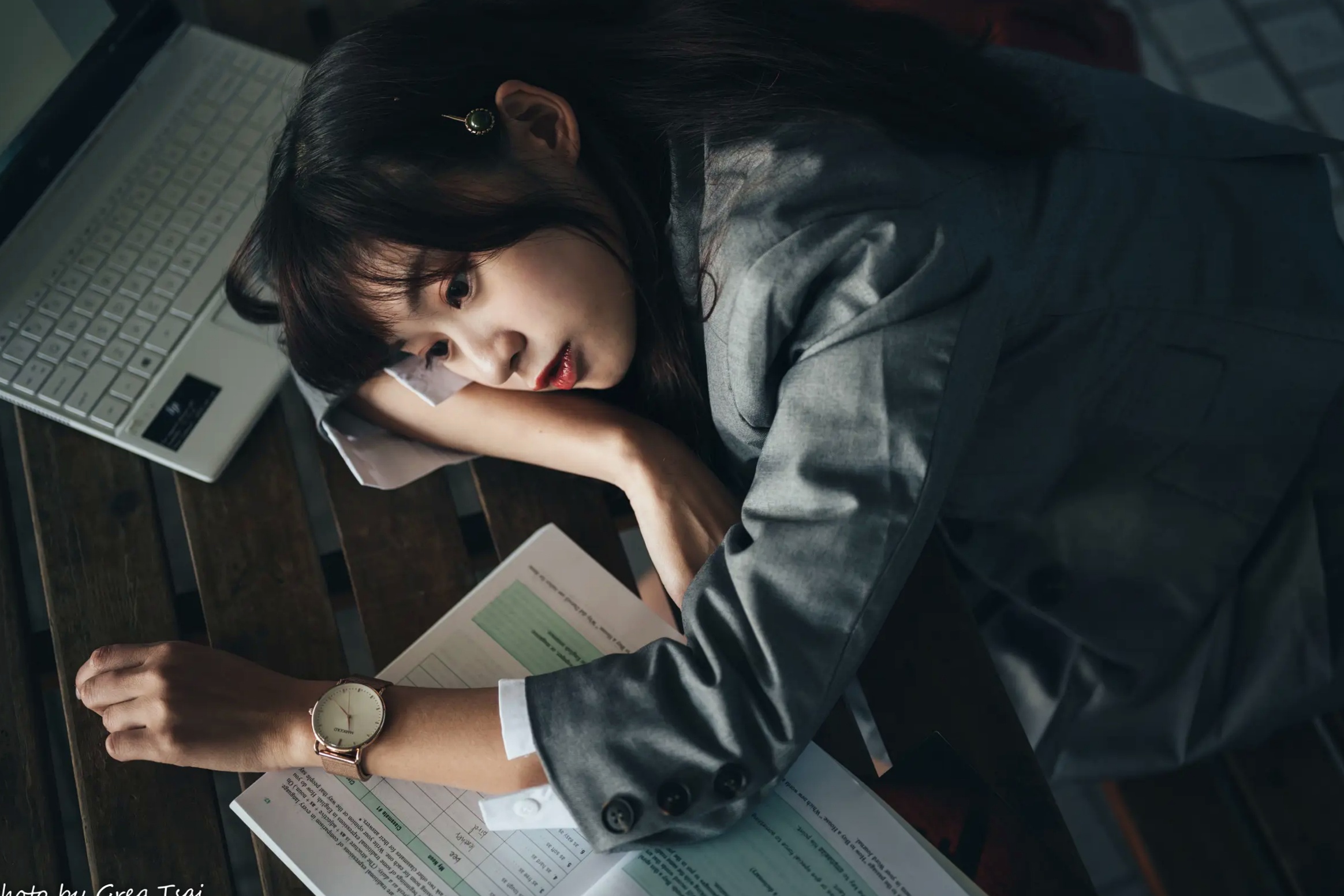 Gallery - 若颖 - 北科大校园青春私房照，清纯学妹校服校园风系列清纯校服治愈系气质私房照 女神私房照_秀色女神 - image 99