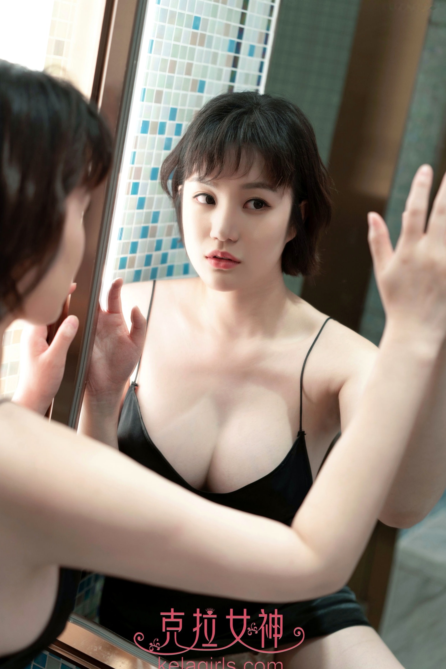 Gallery - KelaGirls克拉女神-宋黛-《冷暖自知》浴室私房写真，短发清冷美艳，极致湿身诱惑图集性感浴室私房照冷艳克拉女神 女神私房照_秀色女神 - image 6