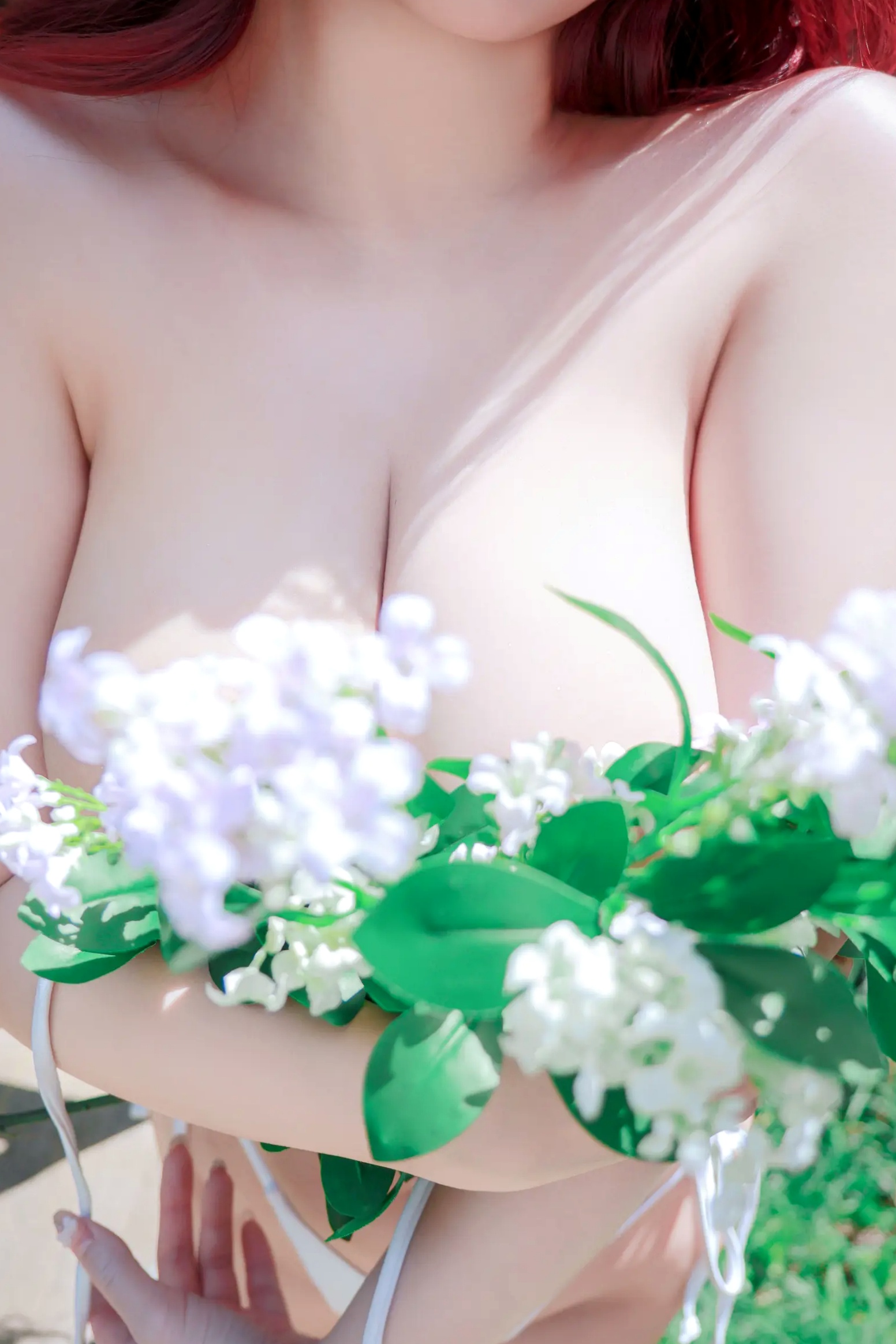 Gallery - Babby Ang - Sexy garden：红发尤物户外白色比基尼私房写真，极致性感美臀大尺度诱惑性感诱惑比基尼私房照户外 女神私房照_秀色女神 - image 60