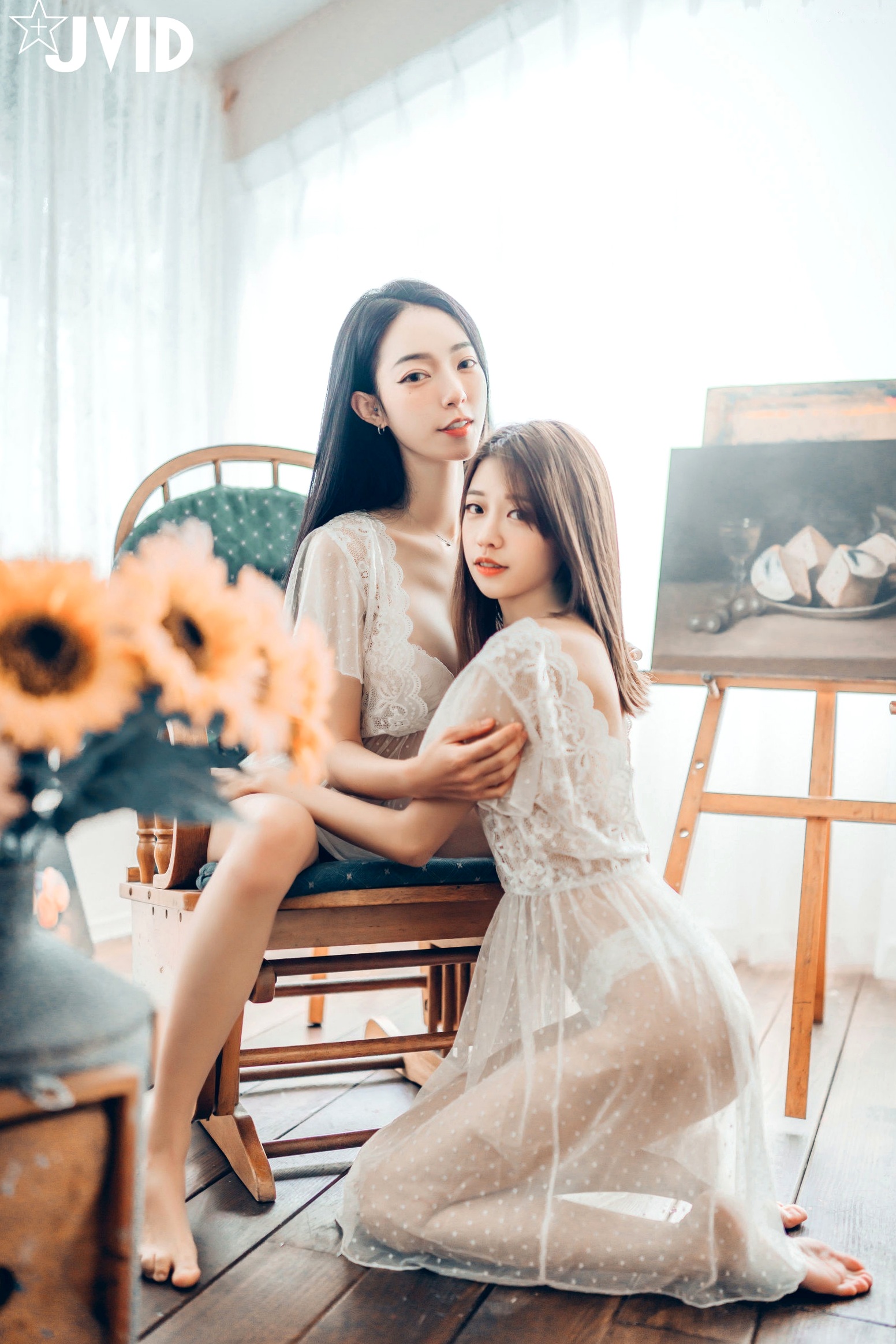 Gallery - JVID-飘飘-妍妍-百合花神の美少女-绝美私房摄影-大尺度百合互动-辰辰特别客串-性感视觉盛宴JVID性感诱惑私房照大尺度尤物 女神私房照_秀色女神 - image 5