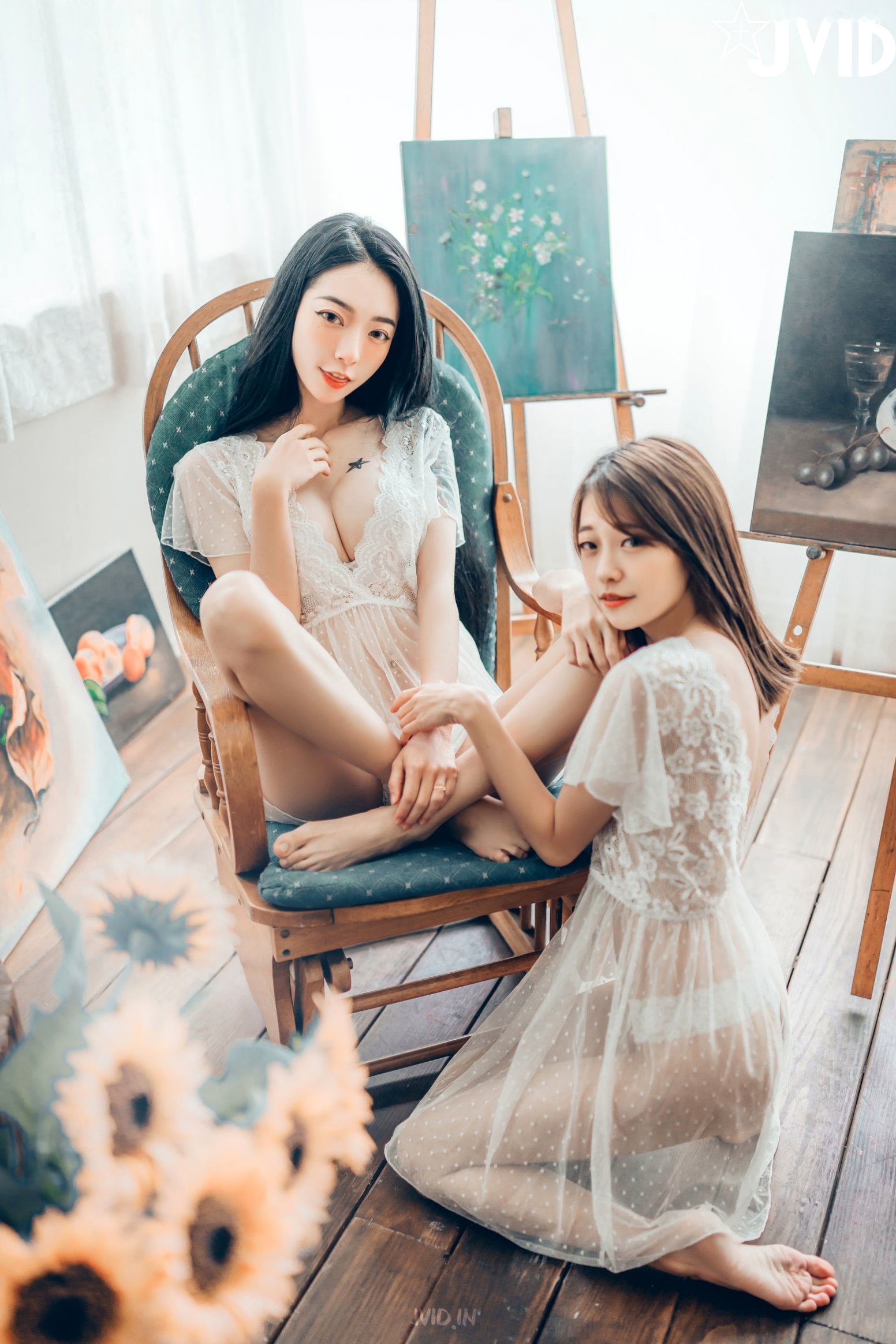 Gallery - JVID-飘飘-妍妍-百合花神の美少女-绝美私房摄影-大尺度百合互动-辰辰特别客串-性感视觉盛宴JVID性感诱惑私房照大尺度尤物 女神私房照_秀色女神 - image 7