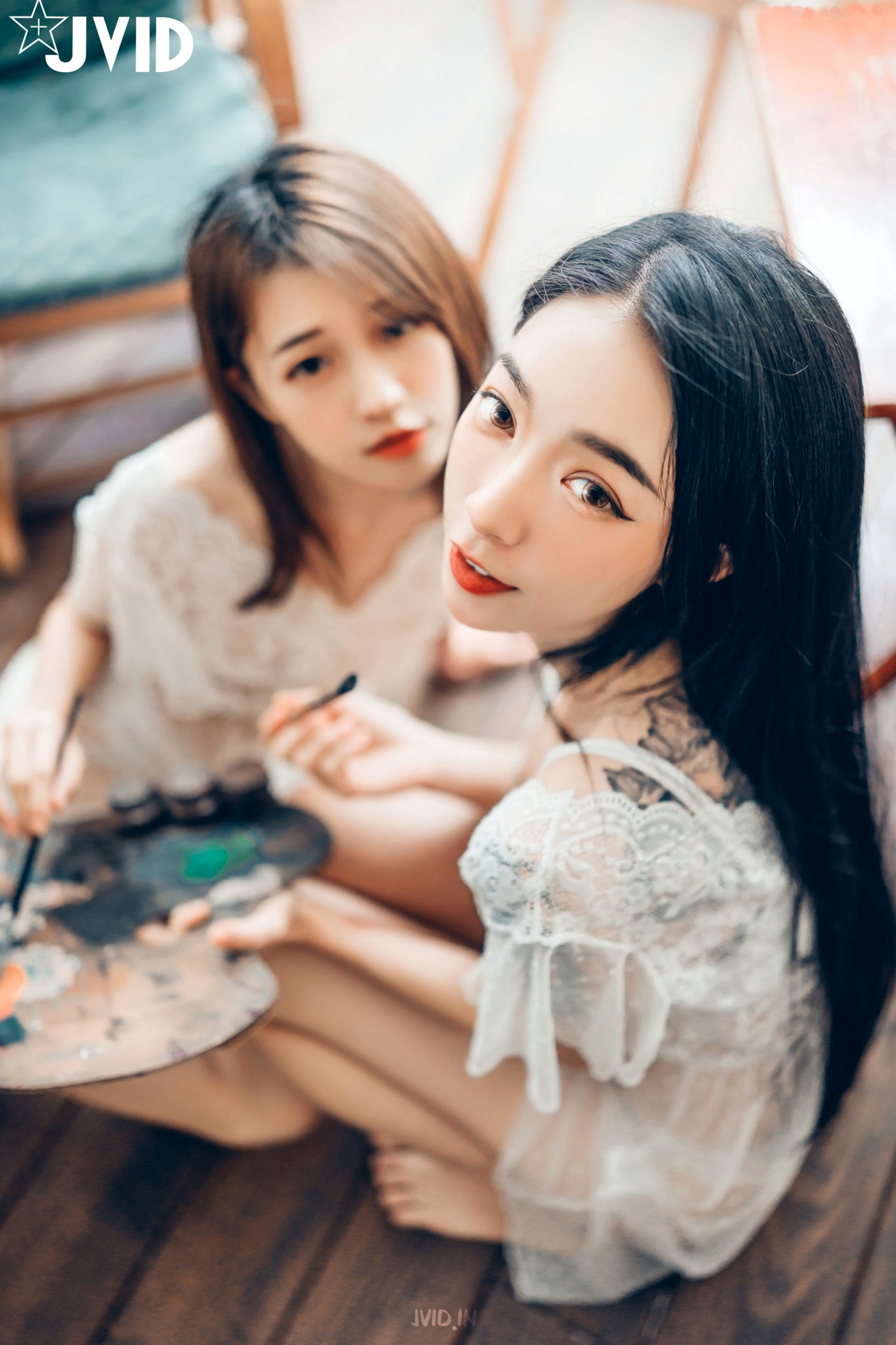 Gallery - JVID-飘飘-妍妍-百合花神の美少女-绝美私房摄影-大尺度百合互动-辰辰特别客串-性感视觉盛宴JVID性感诱惑私房照大尺度尤物 女神私房照_秀色女神 - image 14