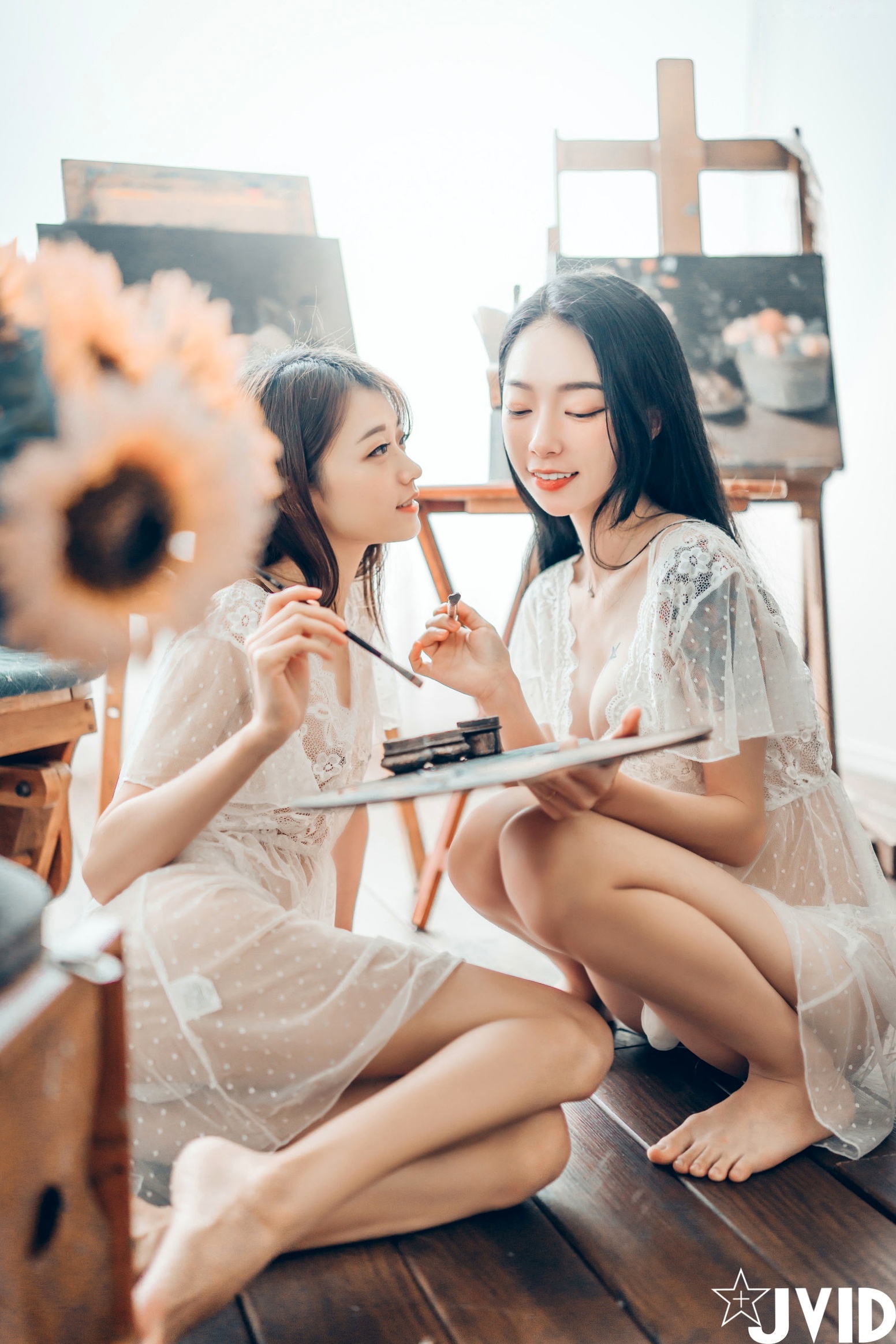 Gallery - JVID-飘飘-妍妍-百合花神の美少女-绝美私房摄影-大尺度百合互动-辰辰特别客串-性感视觉盛宴JVID性感诱惑私房照大尺度尤物 女神私房照_秀色女神 - image 18