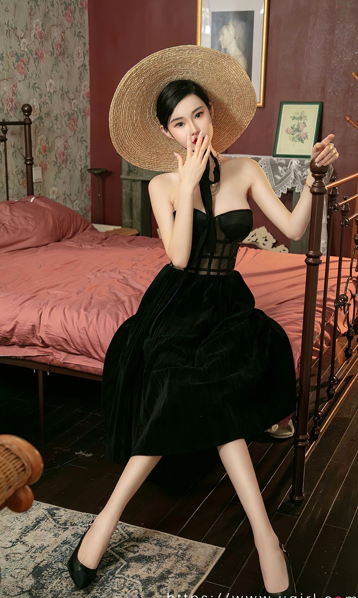 Gallery - UGirlsApp尤果圈 - Chiness Model 爱尤物 - Love Beauty -2679模特 - model合辑《醉思》：室内私房写真，极致诱惑连体衣与蕾丝黑裙展现绝美曲线爱尤物 - Love Beauty 性感诱惑私房照尤果网 - Chiness Model 波涛胸涌 女神私房照_秀色女神 - image 10