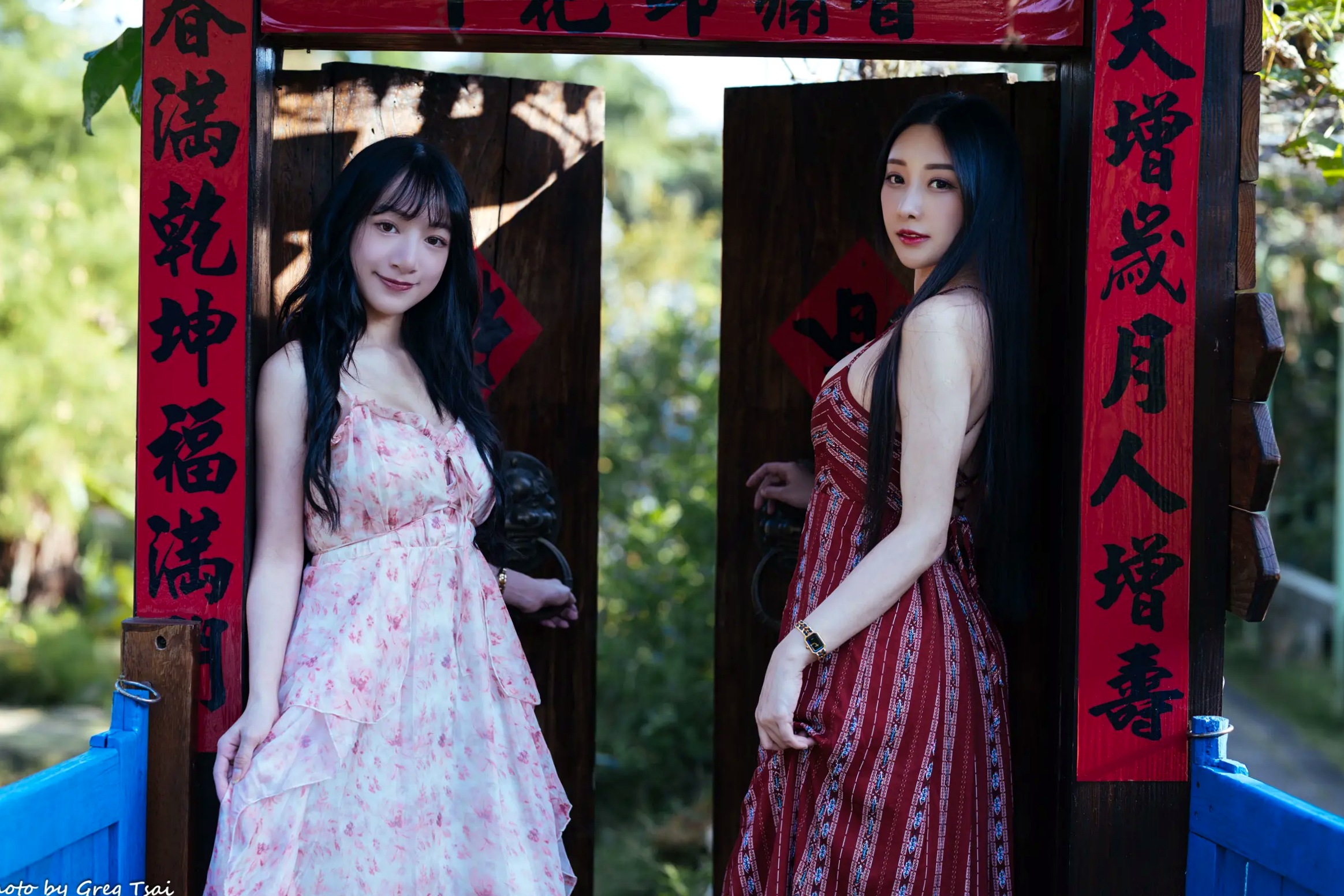 Gallery - 《轩颖小葵 - 桃园》户外清新写真，气质女神唯美秋千，自然风光下的迷人时刻[109P]户外气质清新治愈系女神 女神私房照_秀色女神 - image 8