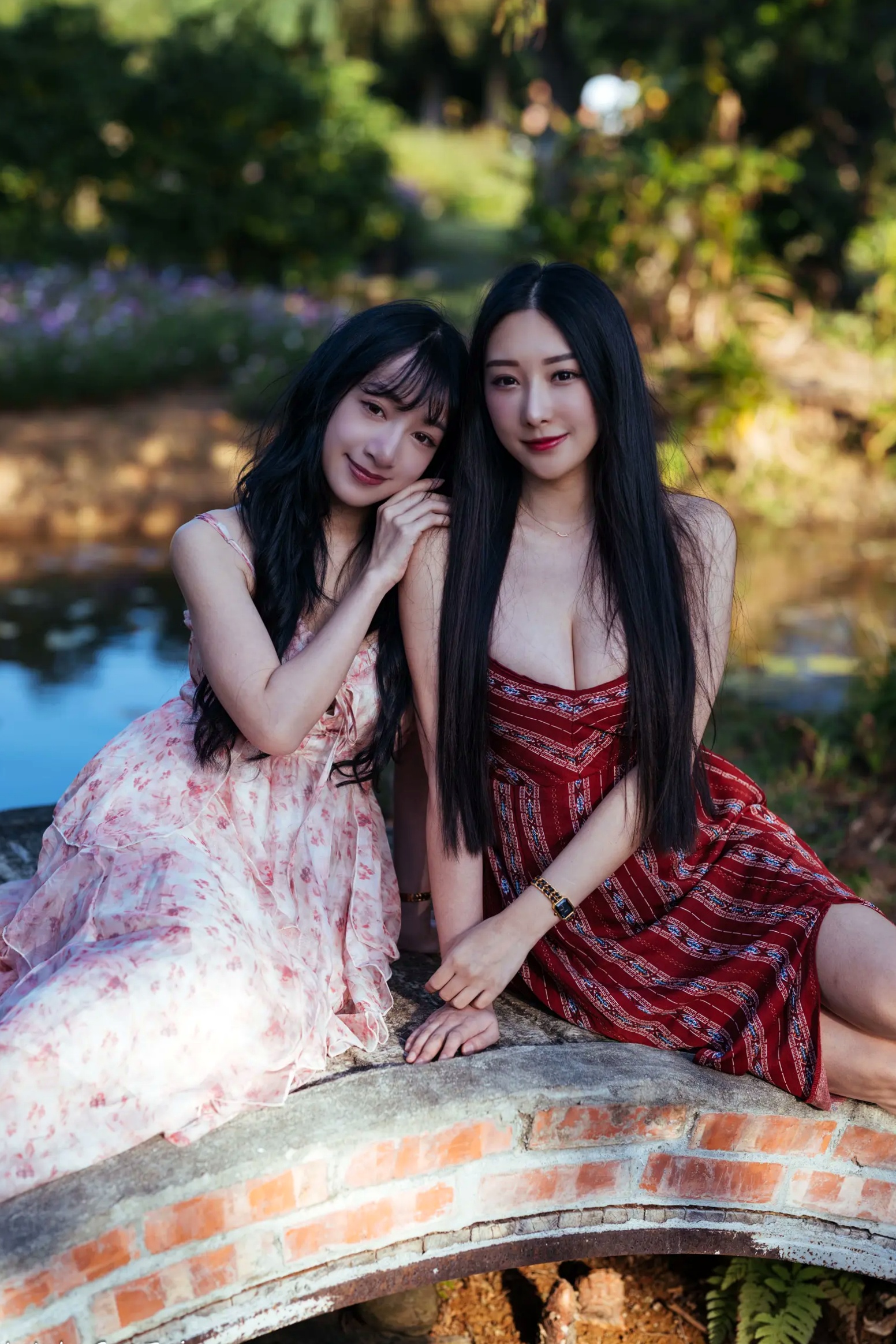 Gallery - 《轩颖小葵 - 桃园》户外清新写真，气质女神唯美秋千，自然风光下的迷人时刻[109P]户外气质清新治愈系女神 女神私房照_秀色女神 - image 32