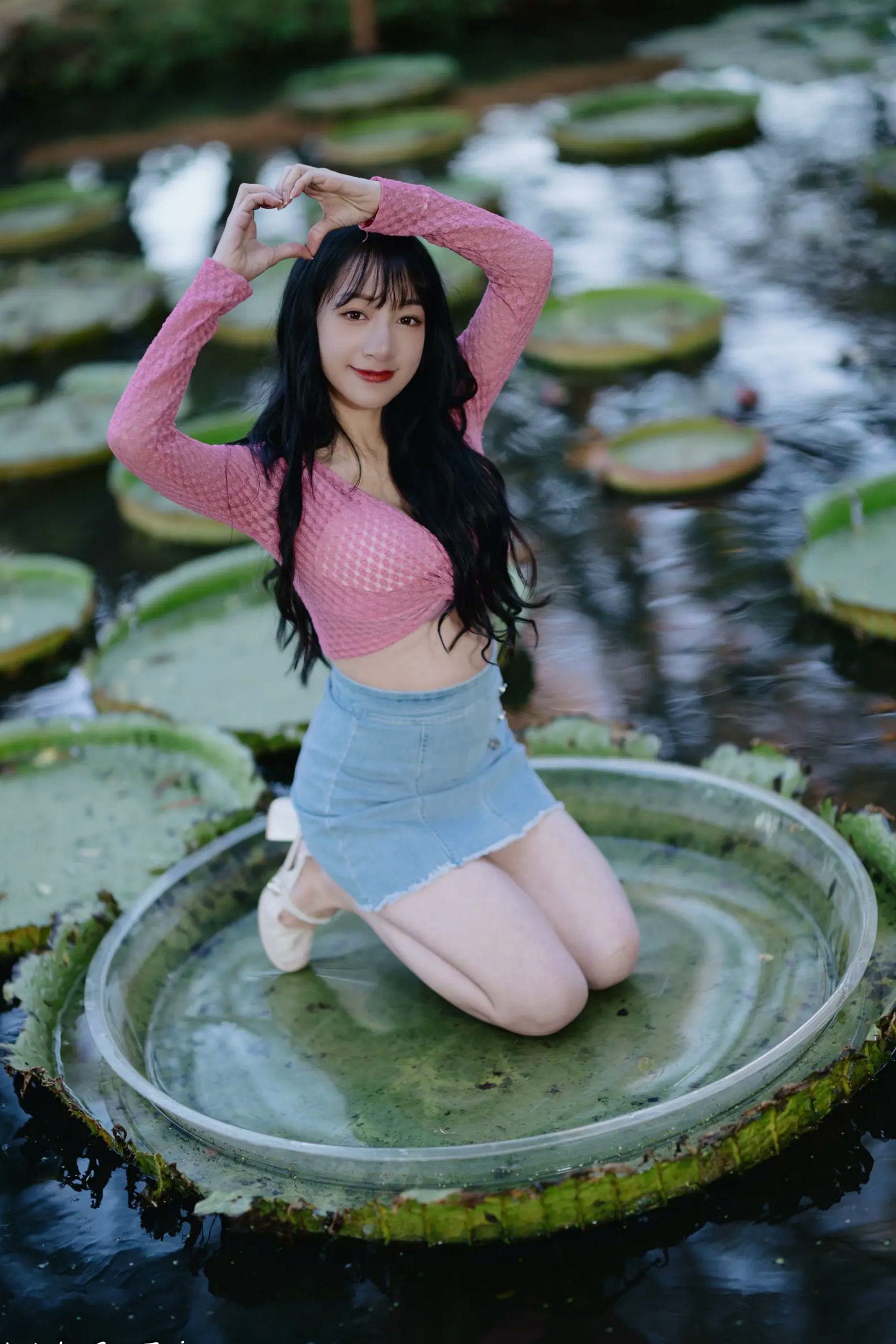 Gallery - 《轩颖小葵 - 桃园》户外清新写真，气质女神唯美秋千，自然风光下的迷人时刻[109P]户外气质清新治愈系女神 女神私房照_秀色女神 - image 60